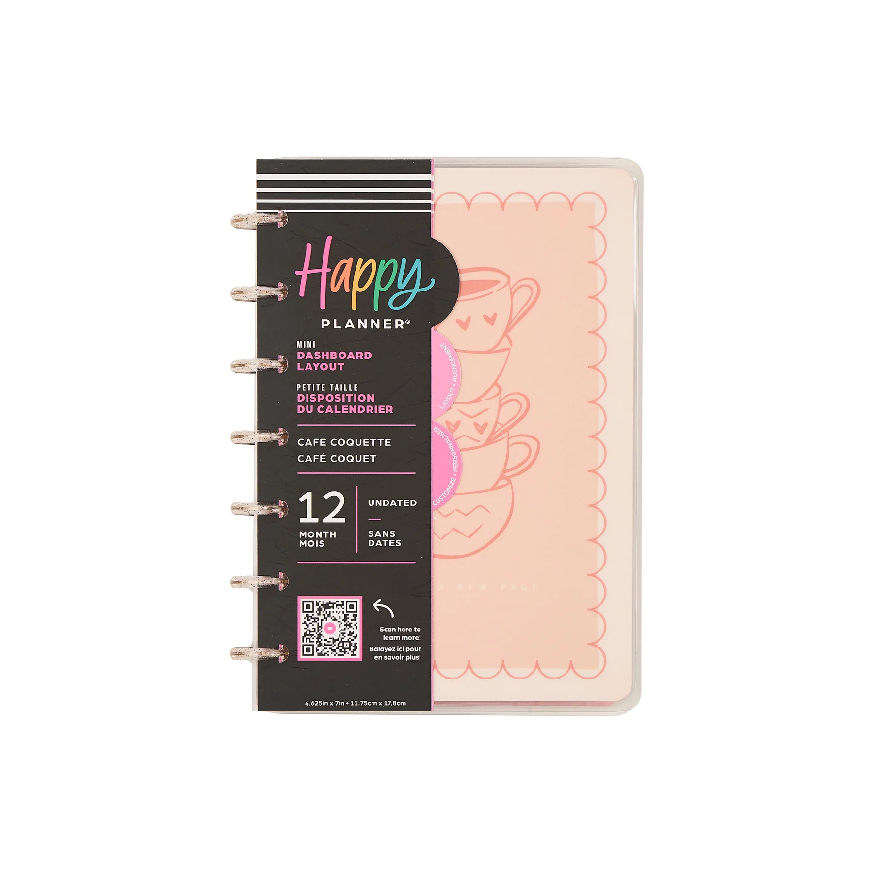 Undated Café Coquette Customizable Planner - Mini Dashboard Layout - 12 Months - Image 17
