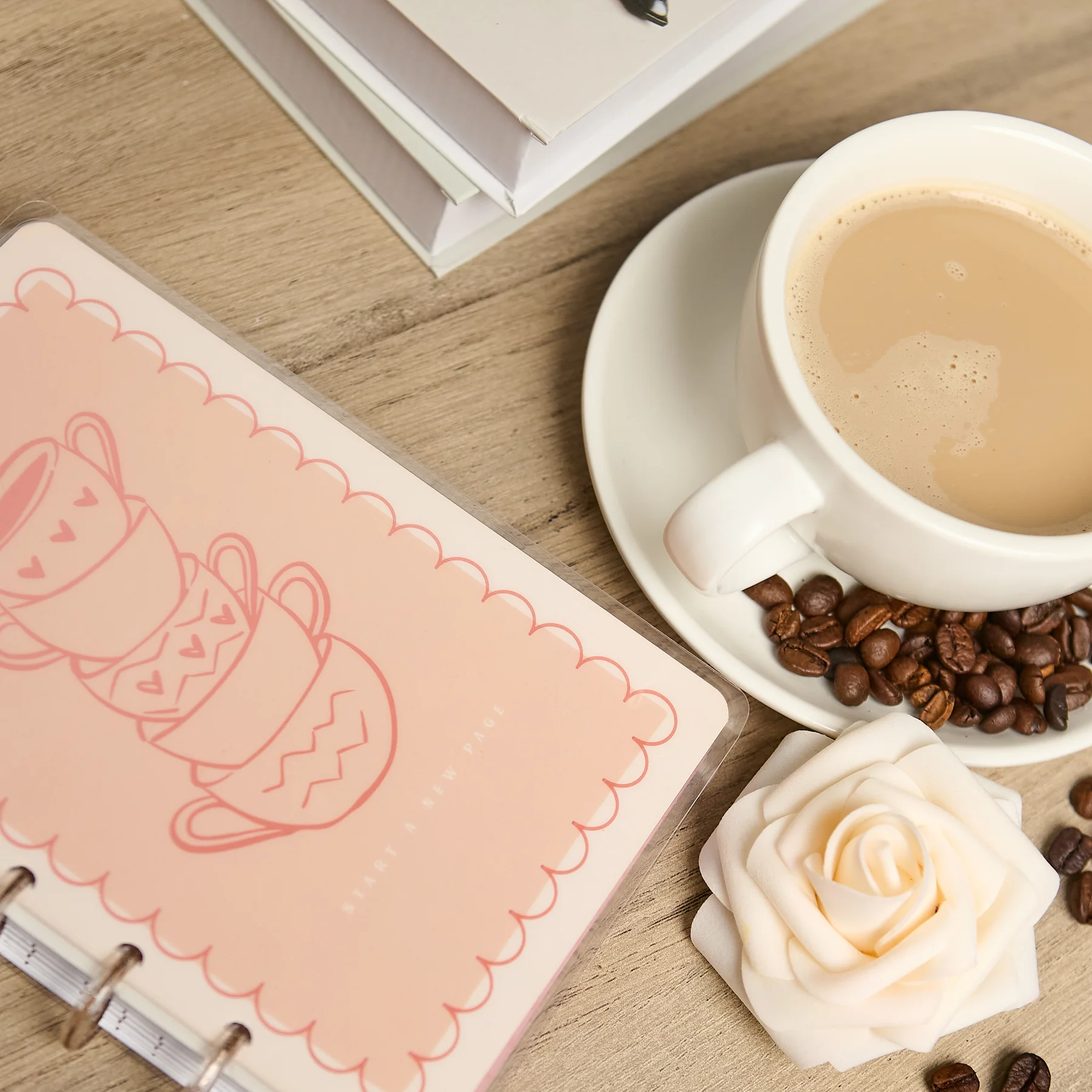 Undated Café Coquette Customizable Planner - Mini Dashboard Layout - 12 Months - Image 7