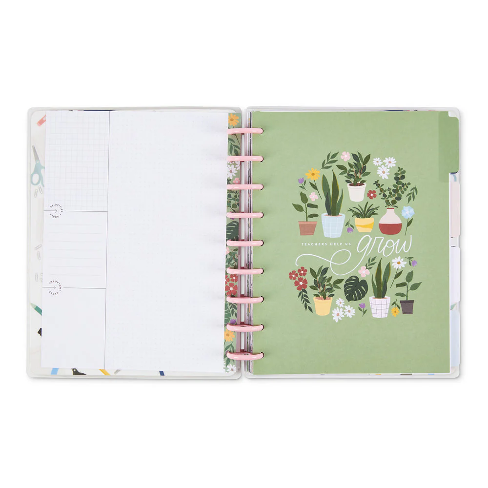 Undated Cute Icons Classic Teacher Happy Planner - 12 Months - Image 3
