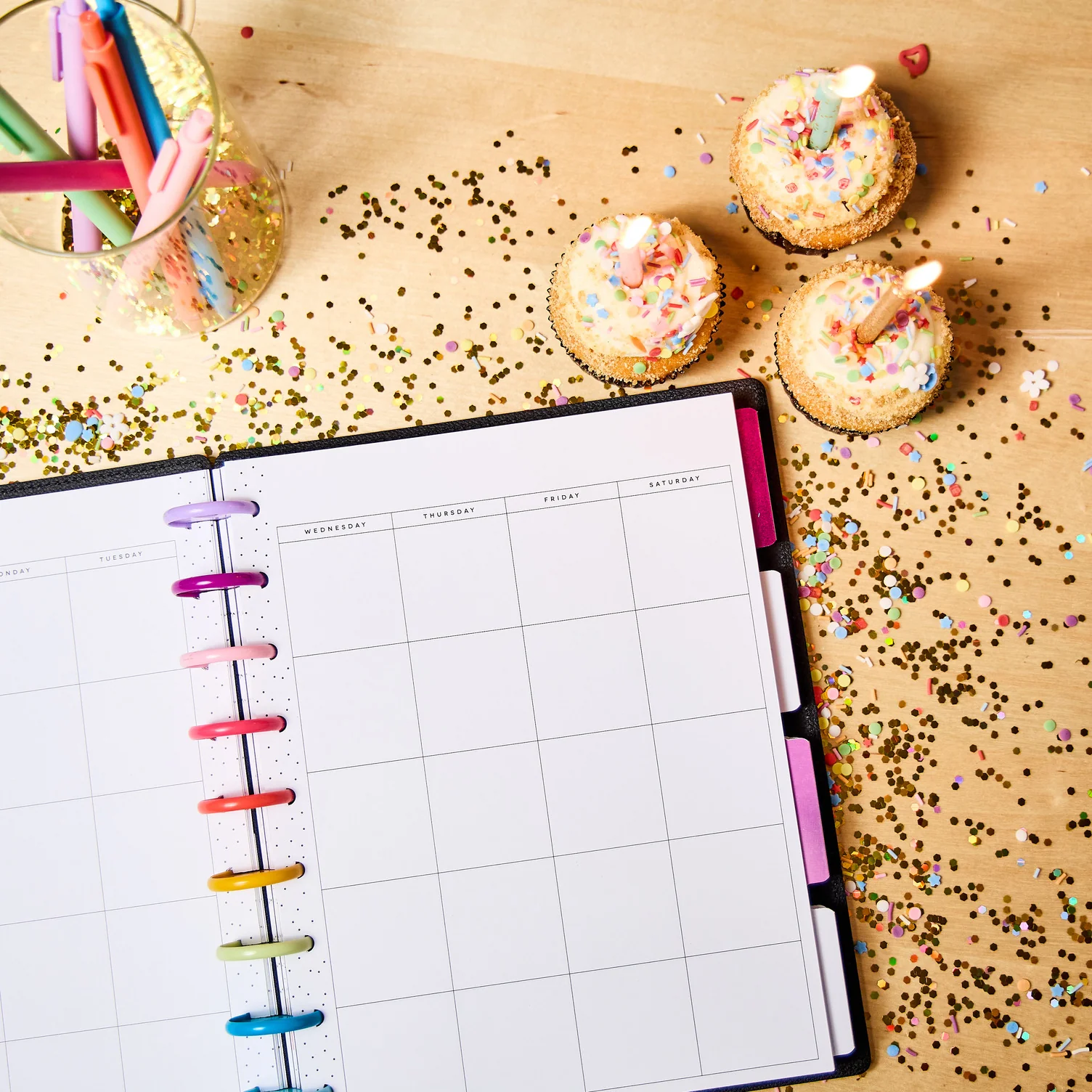 Undated DELUXE 10 Years of Happy Customizable Planner - Classic Vertical Layout - 12 Months - Image 10