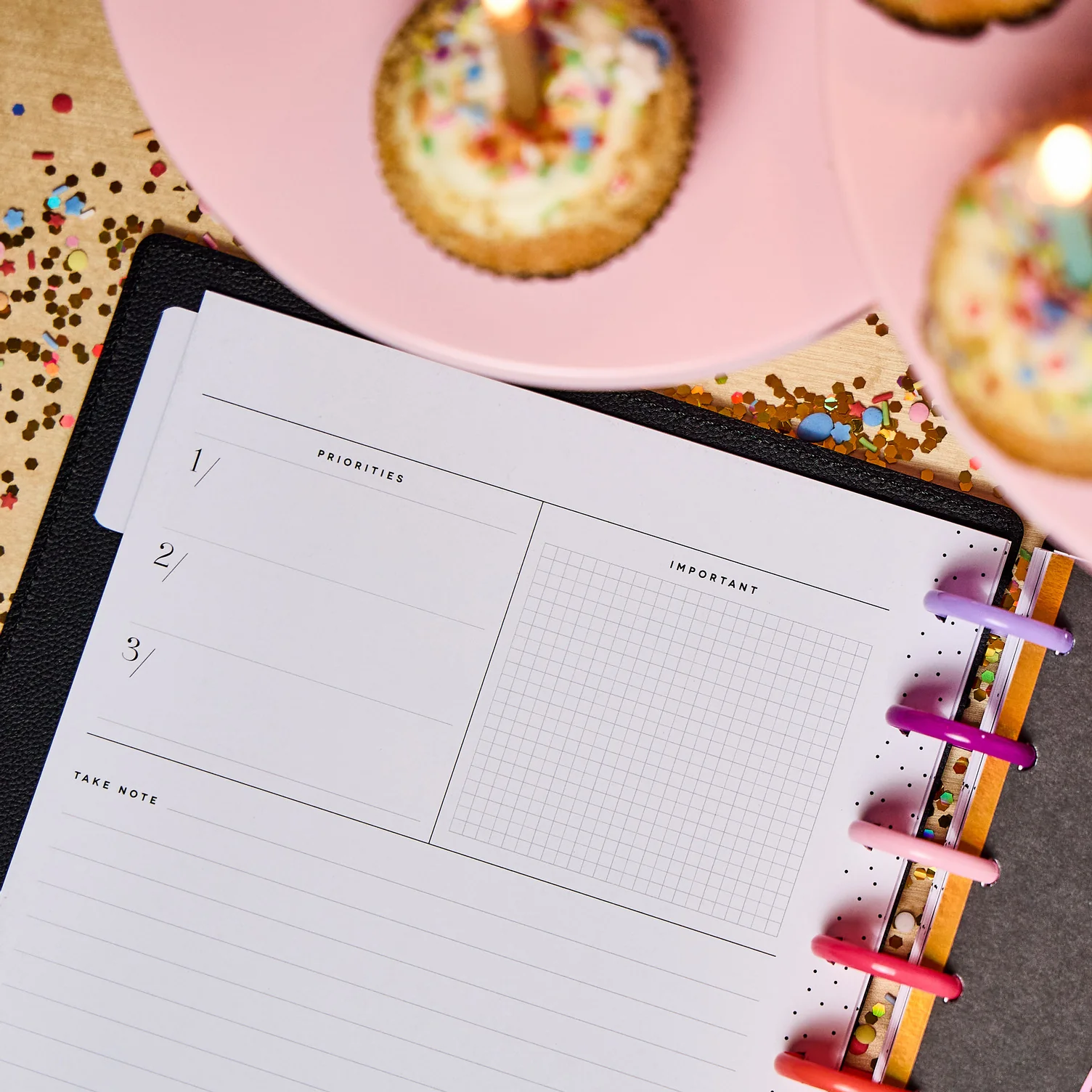 Undated DELUXE 10 Years of Happy Customizable Planner - Classic Vertical Layout - 12 Months - Image 11