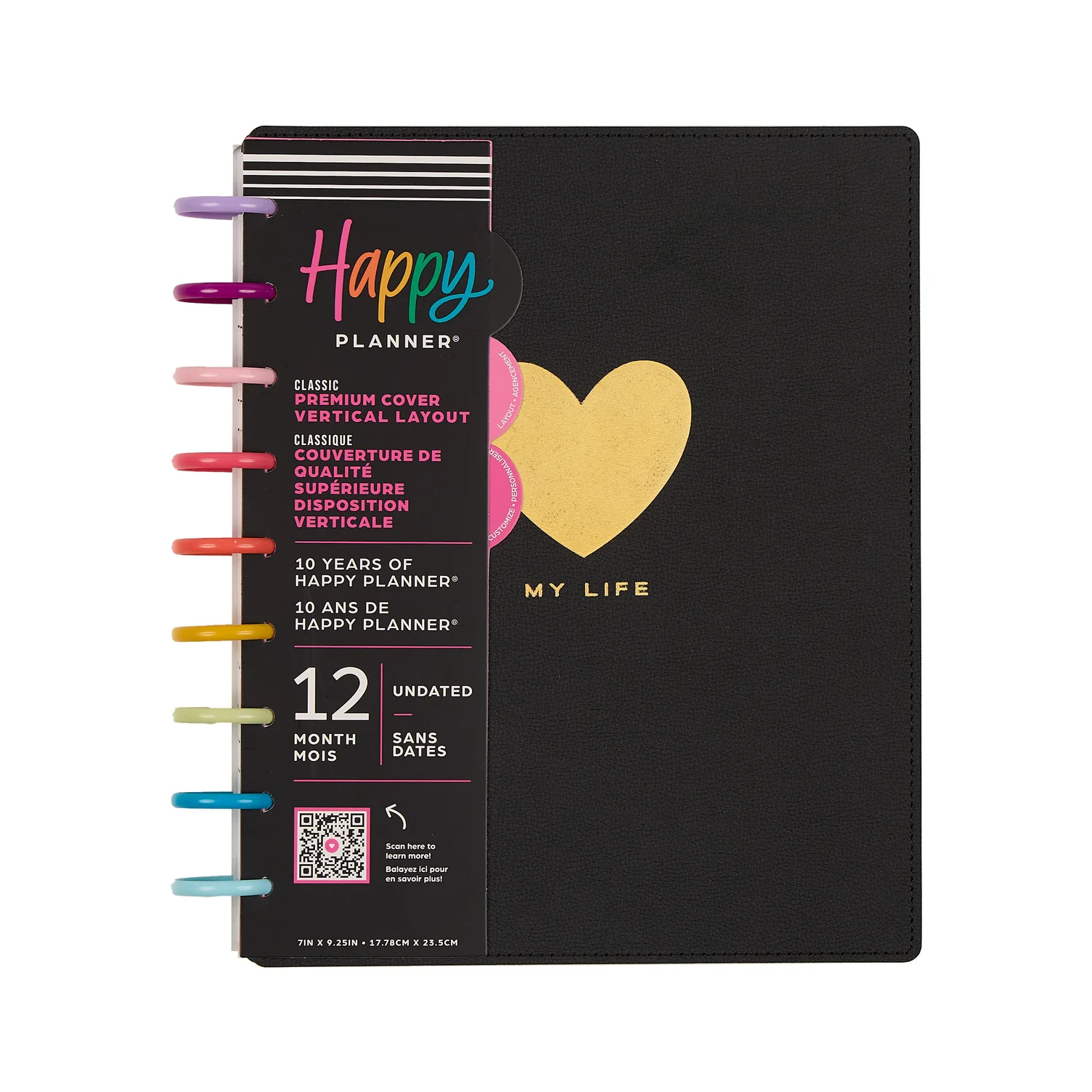 Undated DELUXE 10 Years of Happy Customizable Planner - Classic Vertical Layout - 12 Months - Image 18