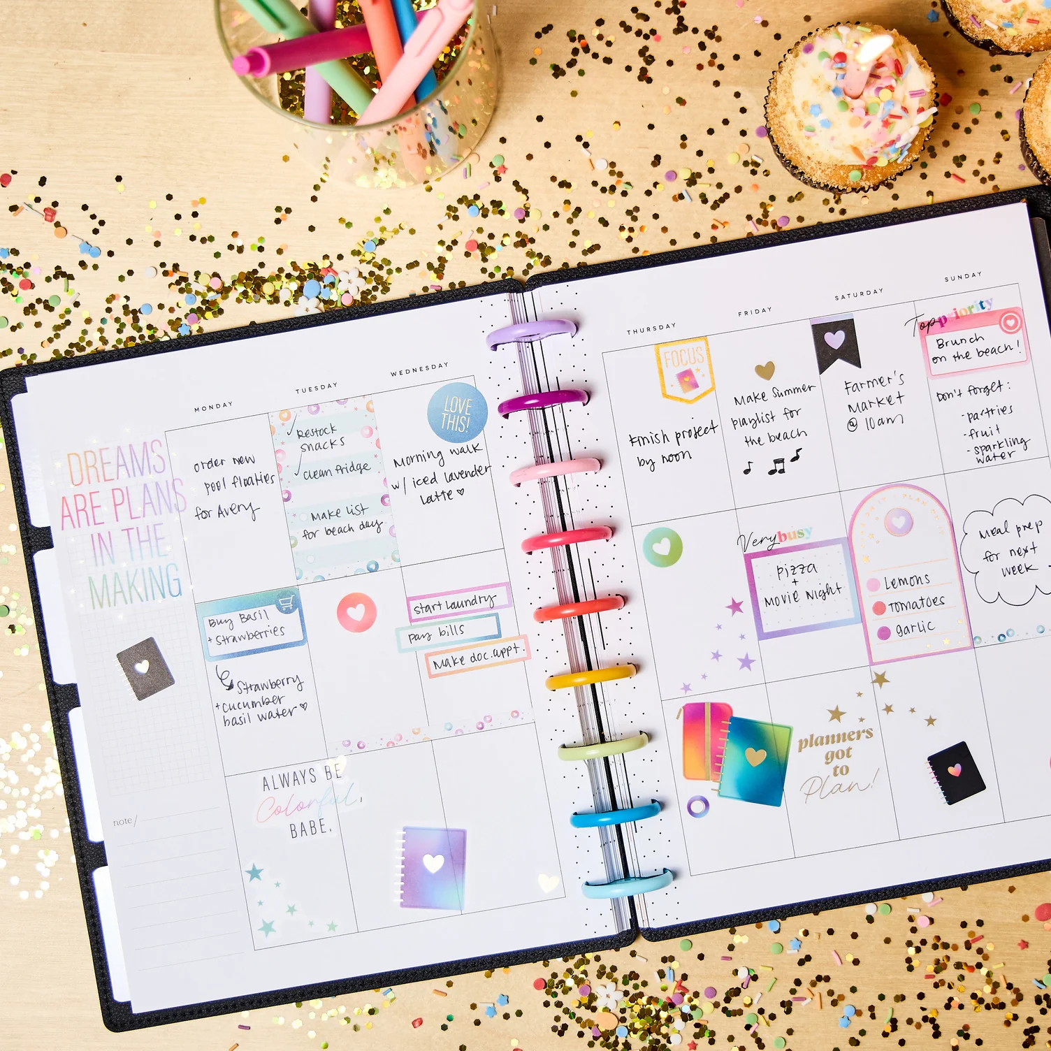 Undated DELUXE 10 Years of Happy Customizable Planner - Classic Vertical Layout - 12 Months - Image 5