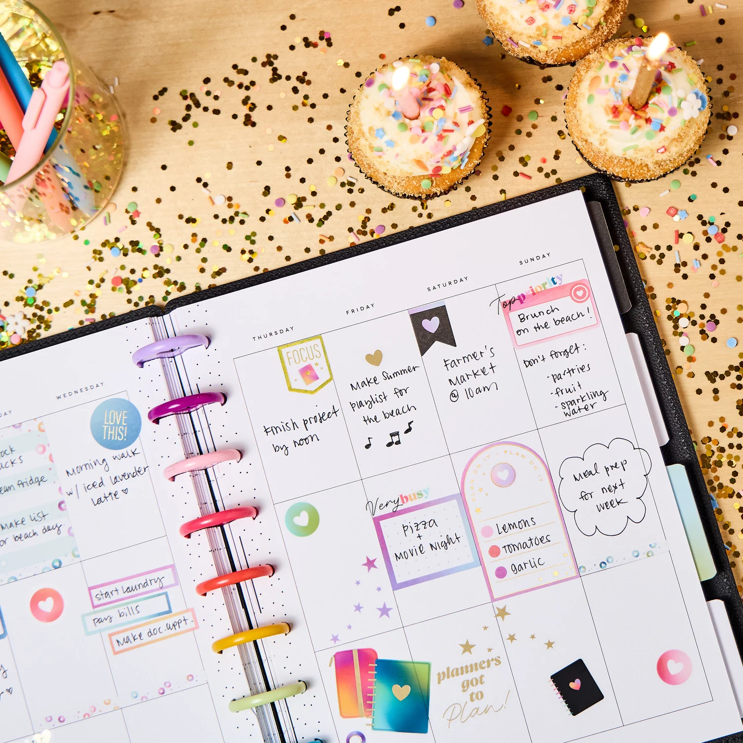 Undated DELUXE 10 Years of Happy Customizable Planner - Classic Vertical Layout - 12 Months - Image 6