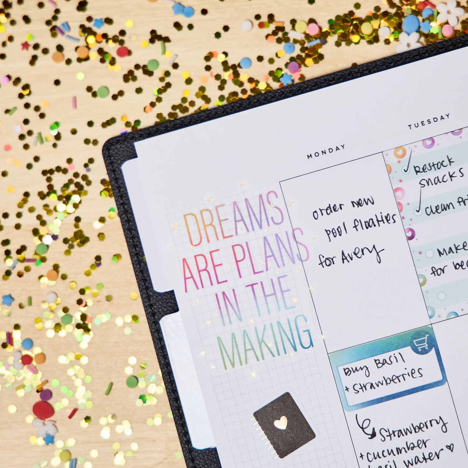Undated DELUXE 10 Years of Happy Customizable Planner - Classic Vertical Layout - 12 Months - Image 7