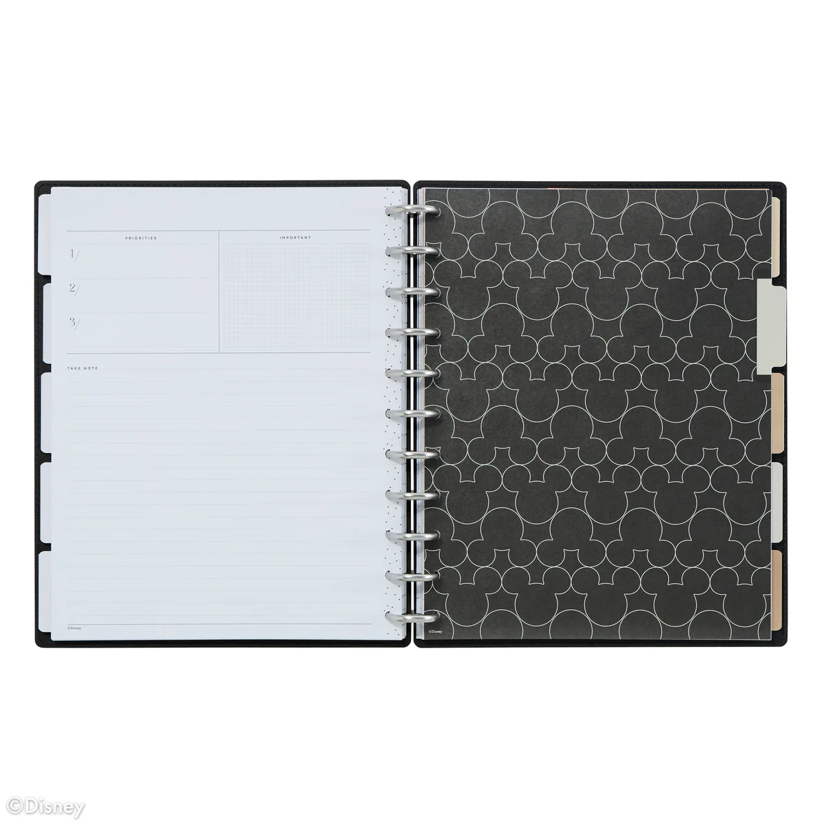 Undated DELUXE Disney Mod Mickey Mouse Customizable Planner -  Big Horizontal Layout - 12 Months - Image 6