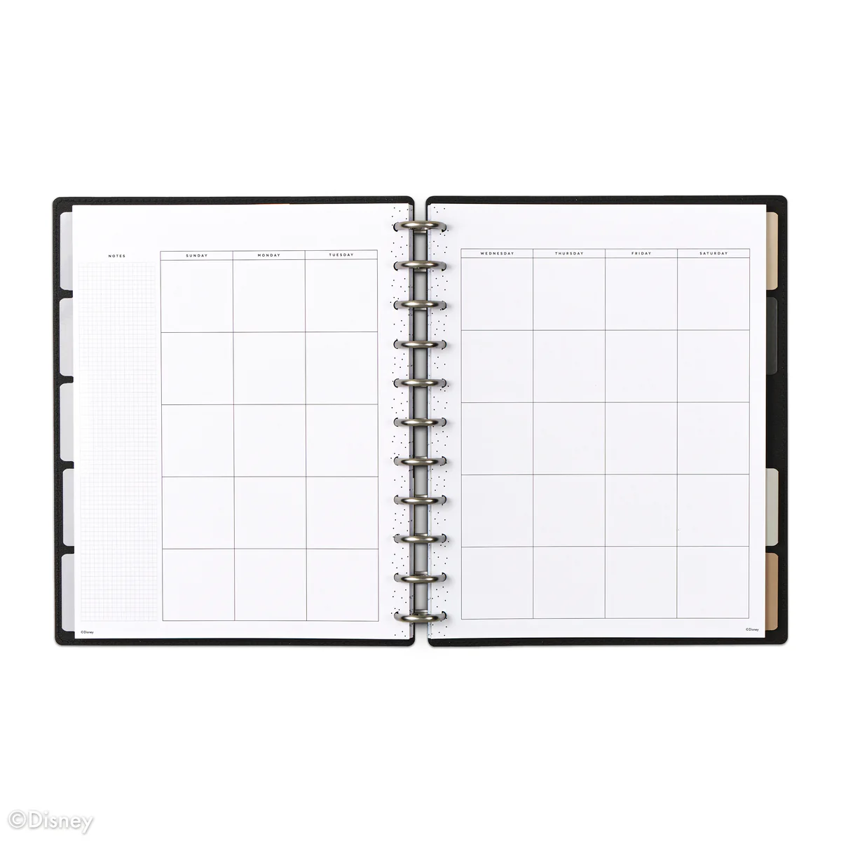 Undated DELUXE Disney Mod Mickey Mouse Customizable Planner -  Big Horizontal Layout - 12 Months - Image 7