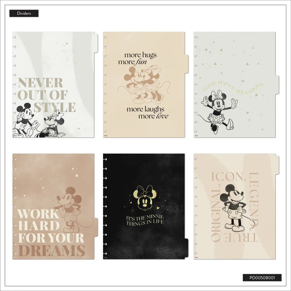 Undated DELUXE Disney Mod Mickey Mouse Customizable Planner -  Big Horizontal Layout - 12 Months - Image 8