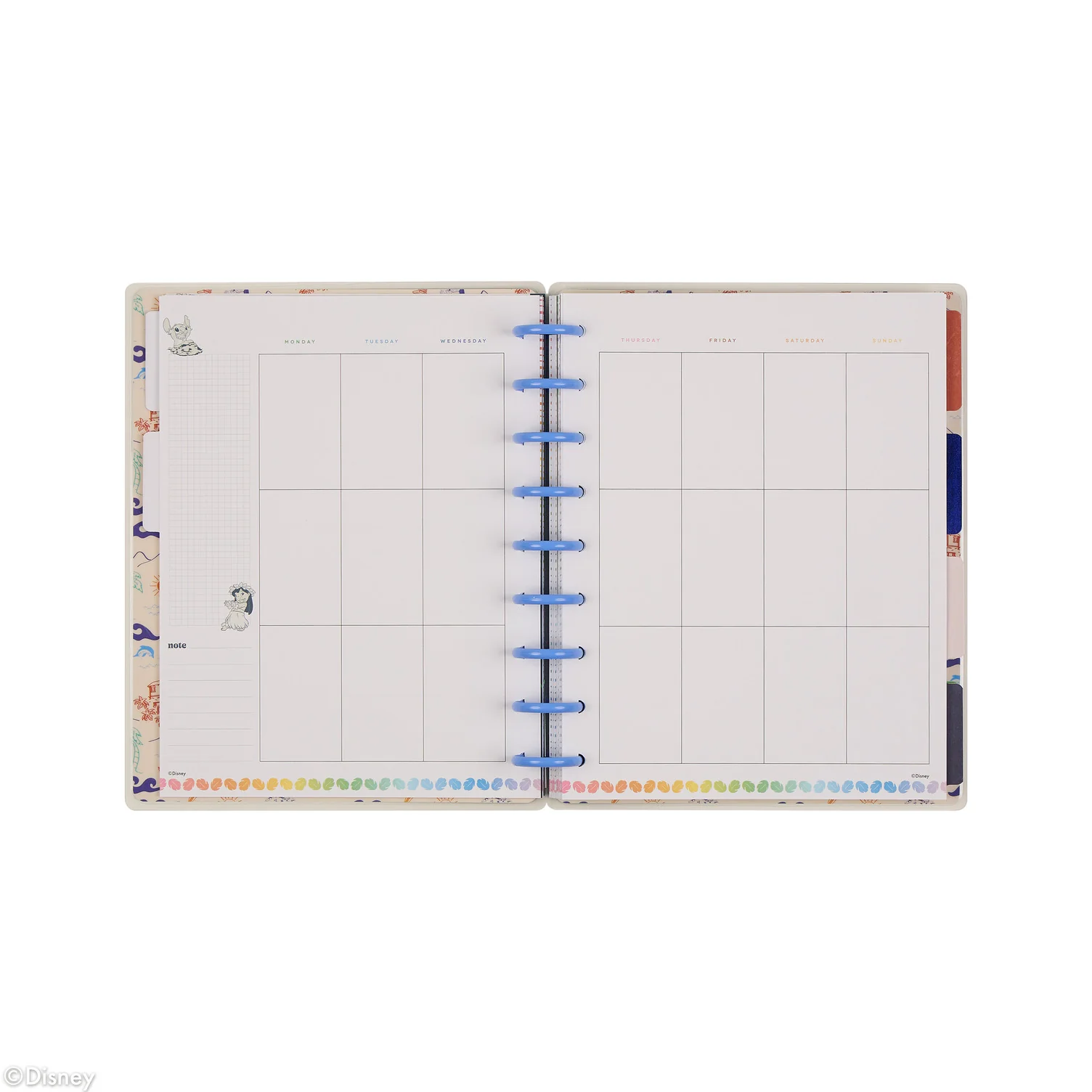 Undated Disney Lilo & Stitch Make Waves Customizable Planner - Classic Vertical Layout - 12 Months - Image 15
