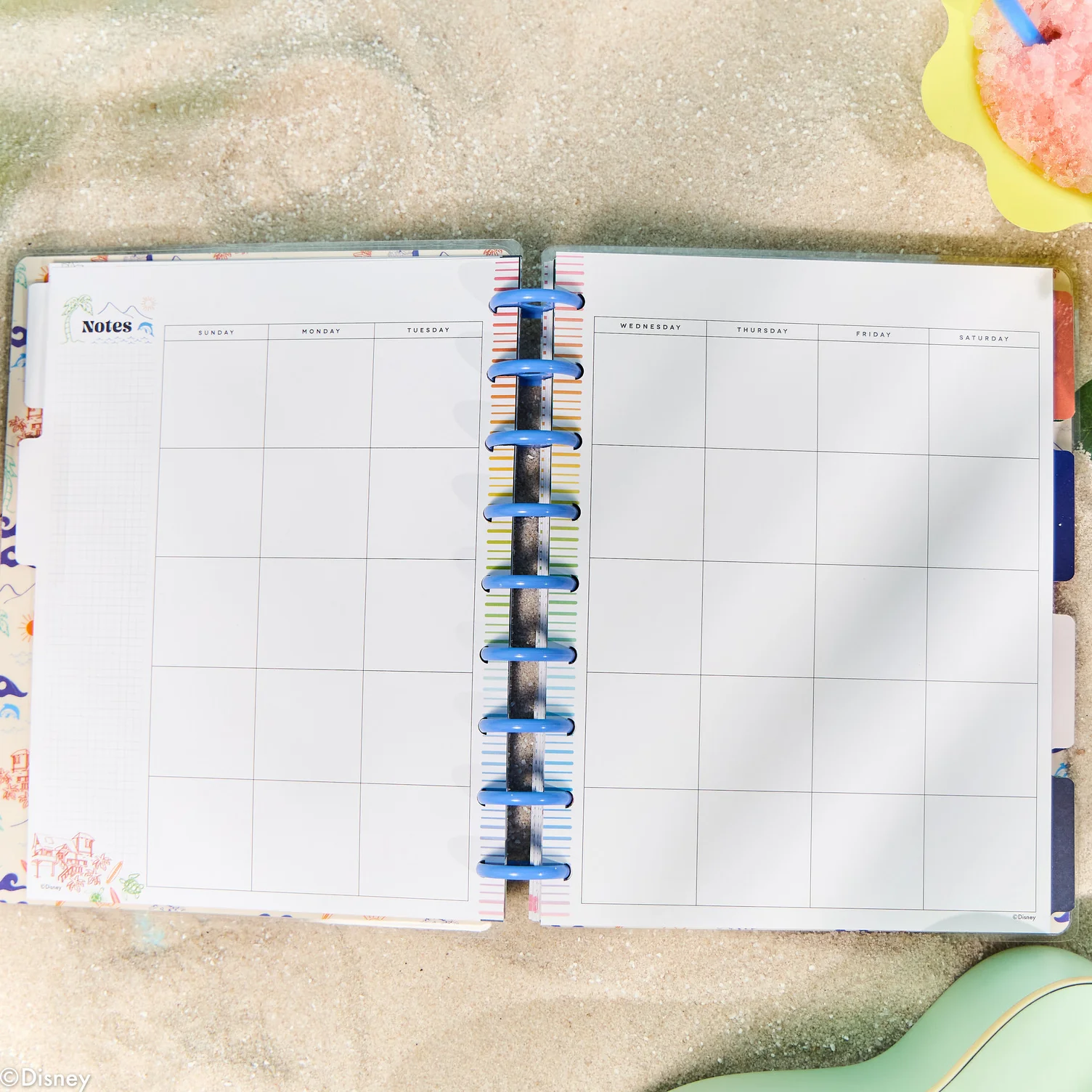 Undated Disney Lilo & Stitch Make Waves Customizable Planner - Classic Vertical Layout - 12 Months - Image 7