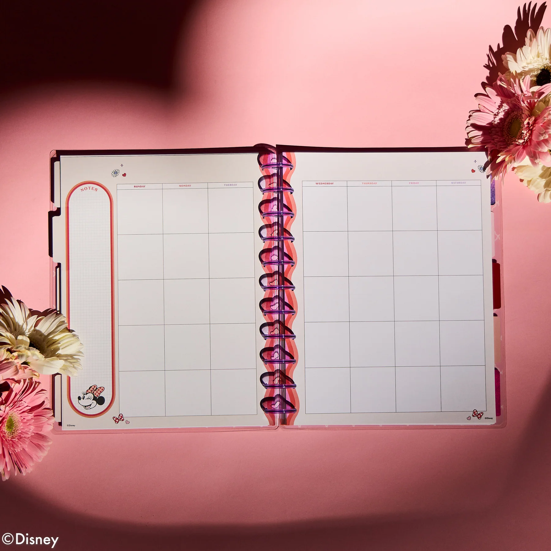 Undated Disney Minnie Mouse Bow Happy Customizable Planner - Big Horizontal Layout - 12 Months - Image 10