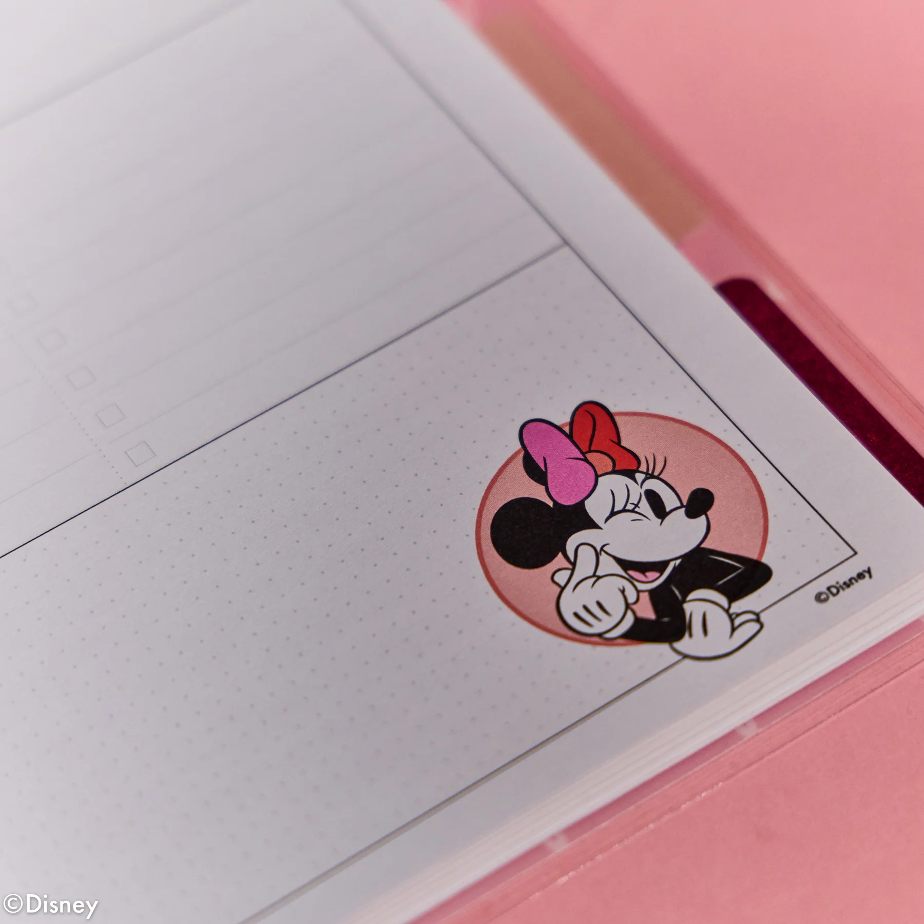 Undated Disney Minnie Mouse Bow Happy Customizable Planner - Big Horizontal Layout - 12 Months - Image 11