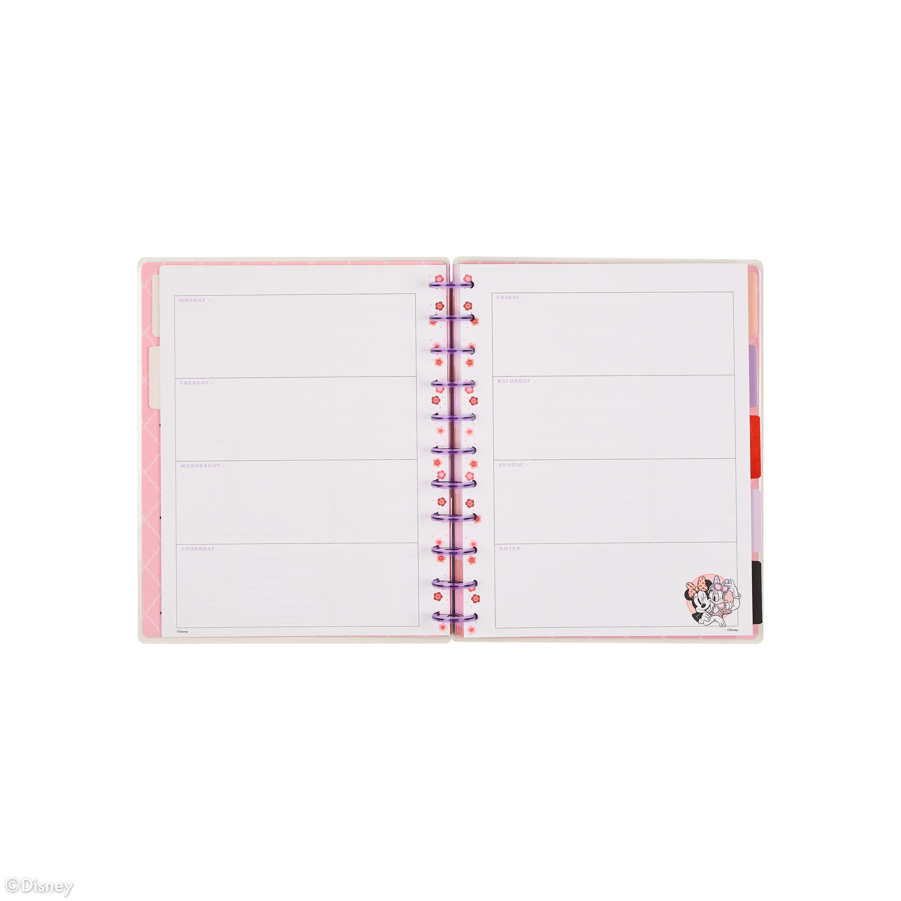 Undated Disney Minnie Mouse Bow Happy Customizable Planner - Big Horizontal Layout - 12 Months - Image 16