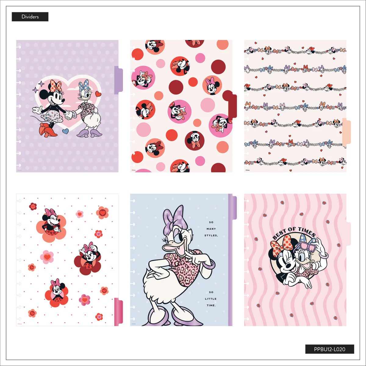 Undated Disney Minnie Mouse Bow Happy Customizable Planner - Big Horizontal Layout - 12 Months - Image 18