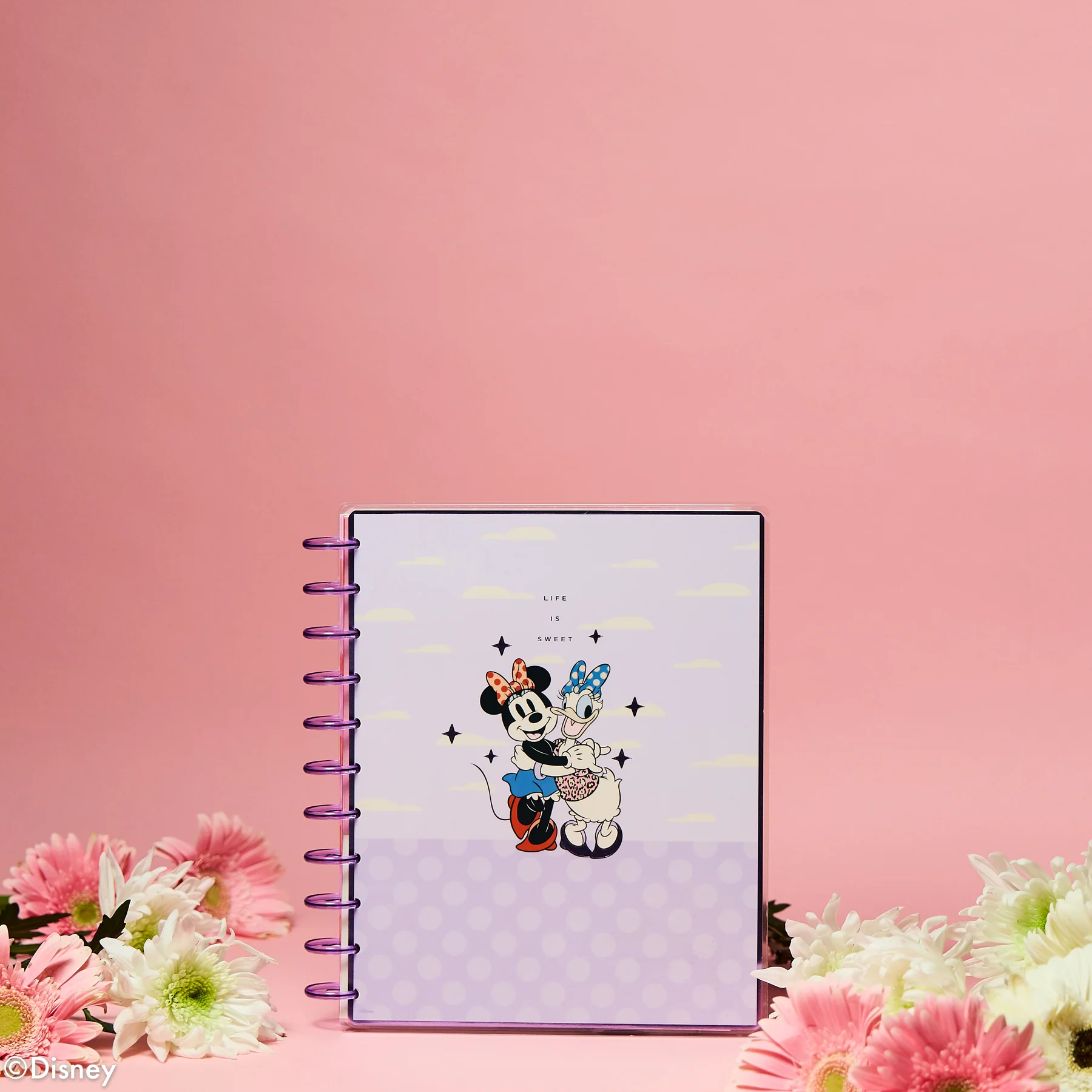 Undated Disney Minnie Mouse Bow Happy Customizable Planner - Big Horizontal Layout - 12 Months - Image 3
