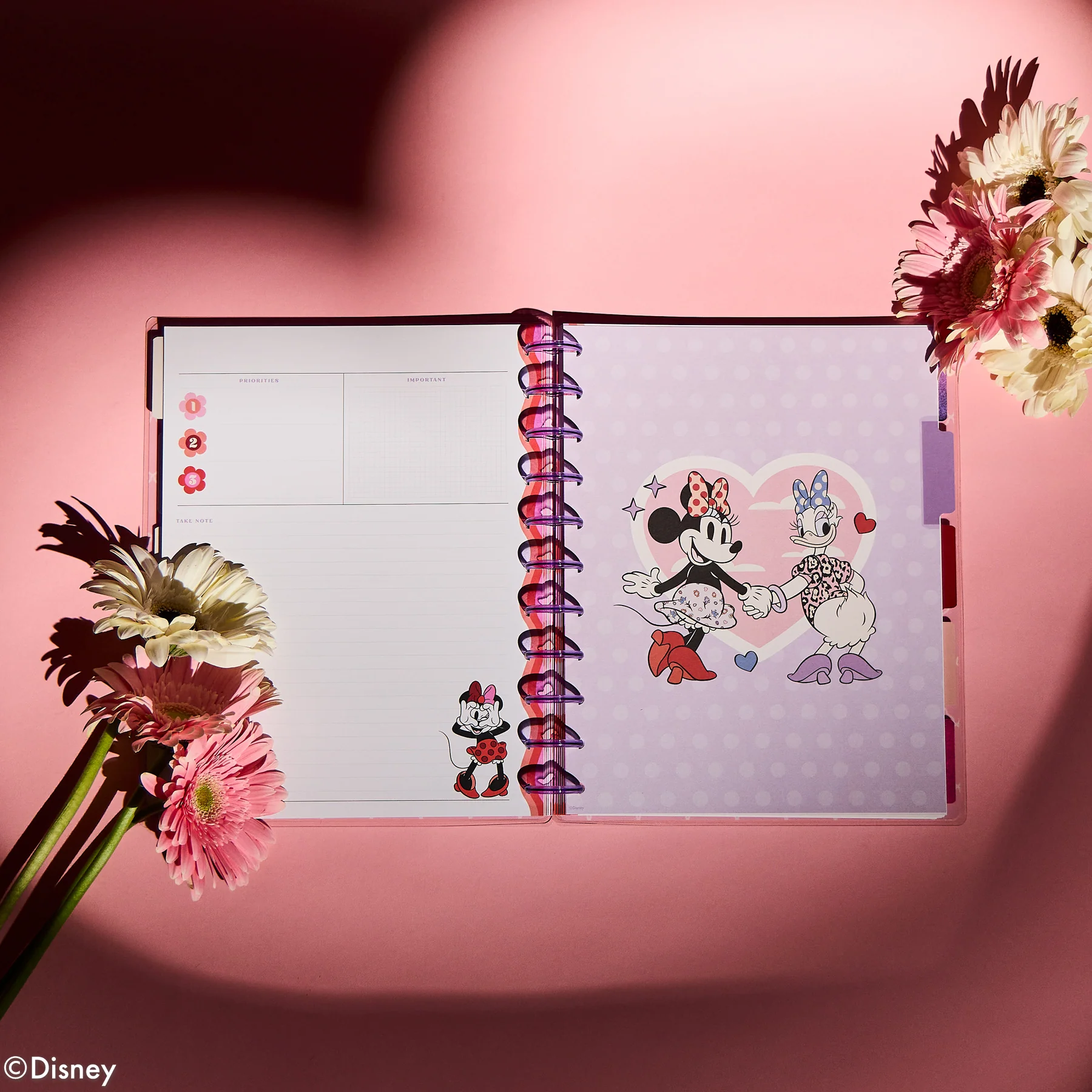 Undated Disney Minnie Mouse Bow Happy Customizable Planner - Big Horizontal Layout - 12 Months - Image 9