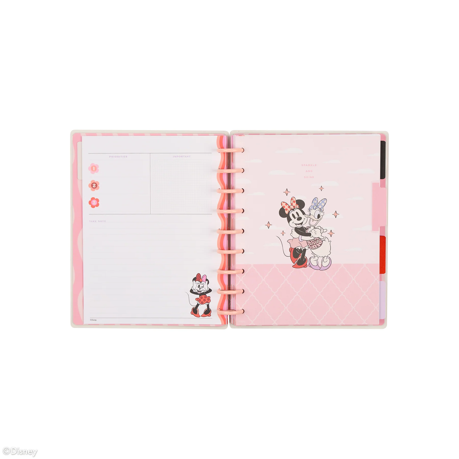 Undated Disney Minnie Mouse Bow Happy Customizable Planner - Classic Dashboard Layout - 12 Months - Image 17