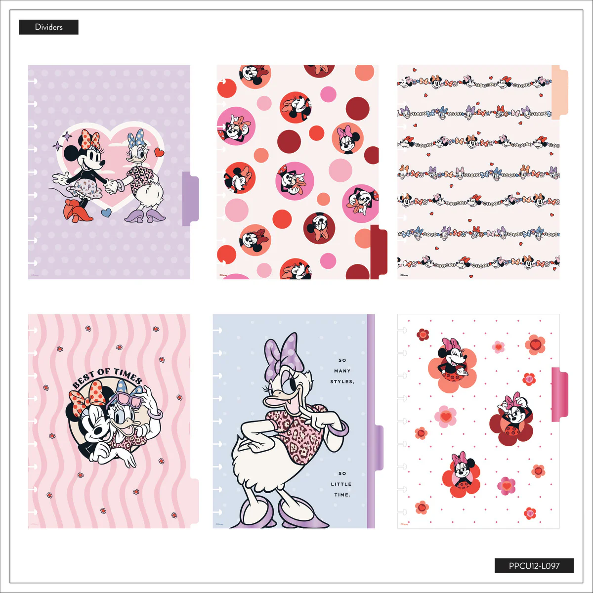 Undated Disney Minnie Mouse Bow Happy Customizable Planner - Classic Dashboard Layout - 12 Months - Image 21