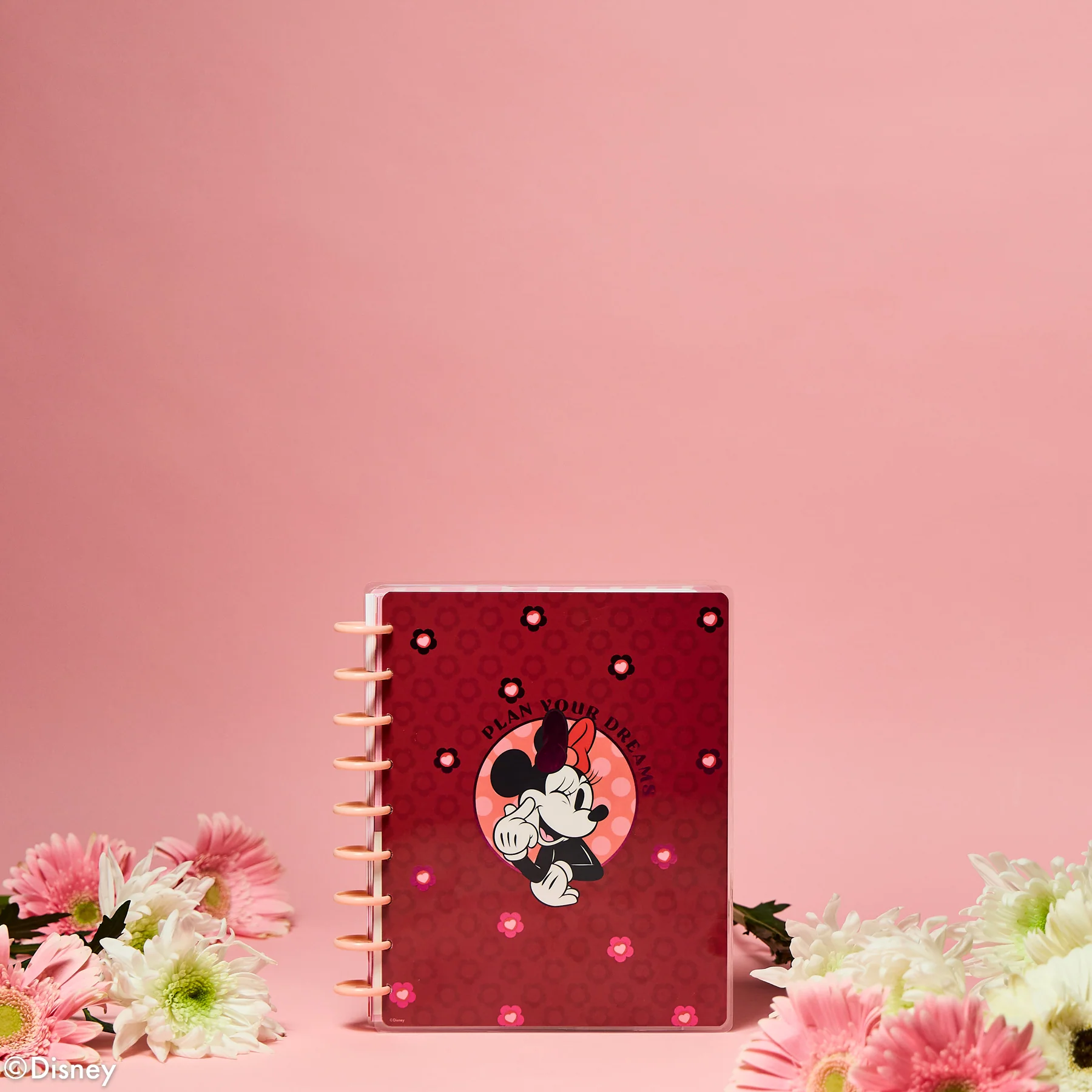 Undated Disney Minnie Mouse Bow Happy Customizable Planner - Classic Dashboard Layout - 12 Months - Image 3