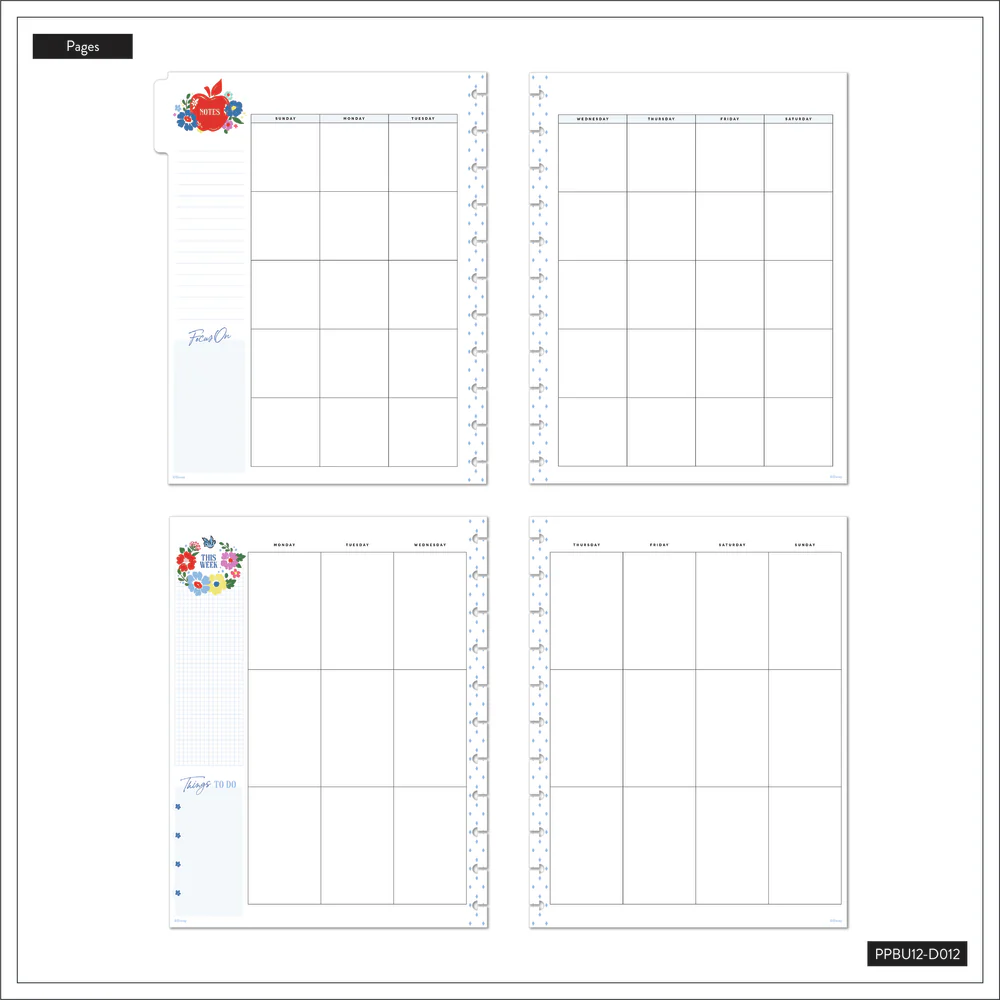 Undated Disney Snow White Happy Planner - Big Vertical Layout - 12 Months - Image 8