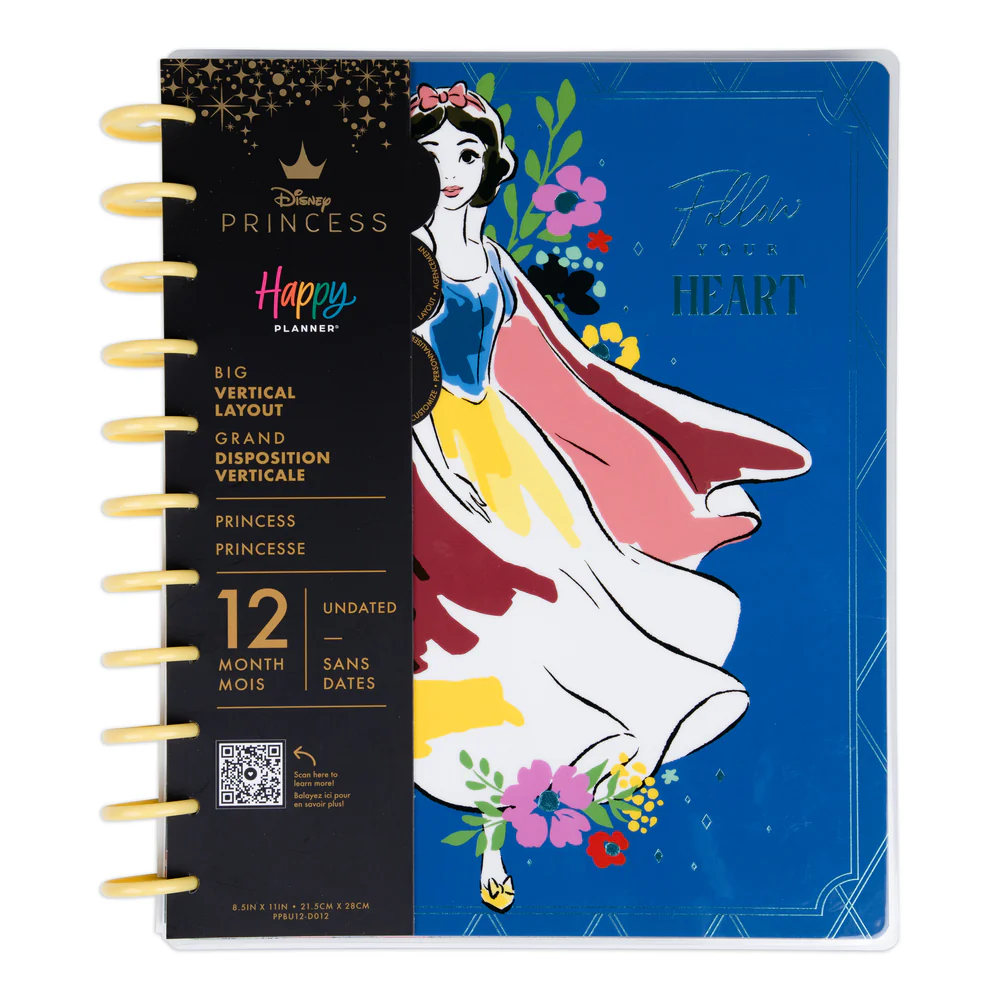 Undated Disney Snow White Happy Planner - Big Vertical Layout - 12 Months - Image 9