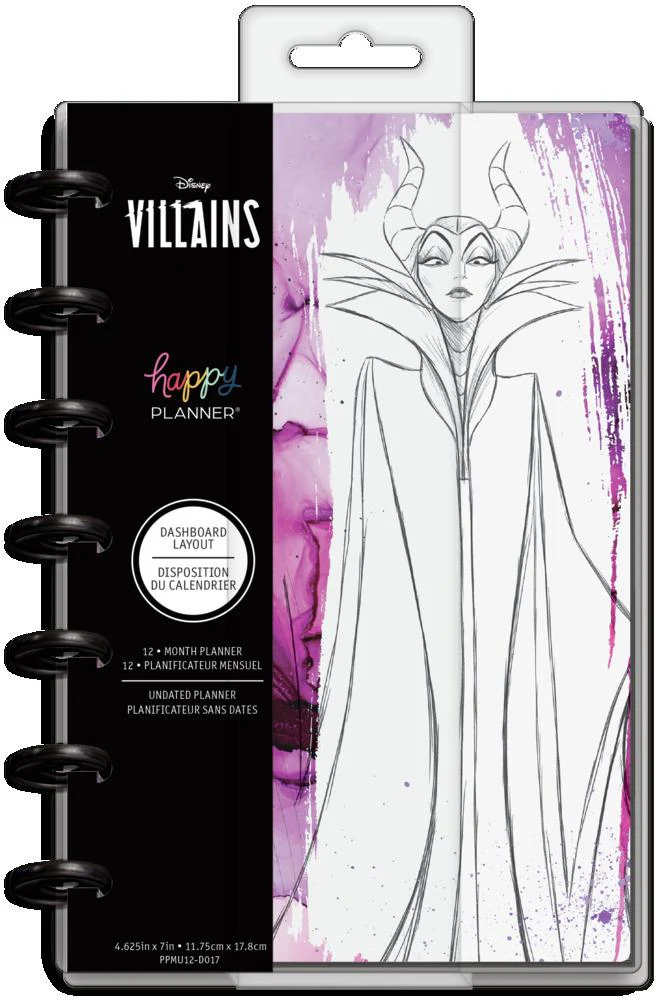 Undated Disney© Villains Mini Dashboard Happy Planner - 12 Months - Image 10