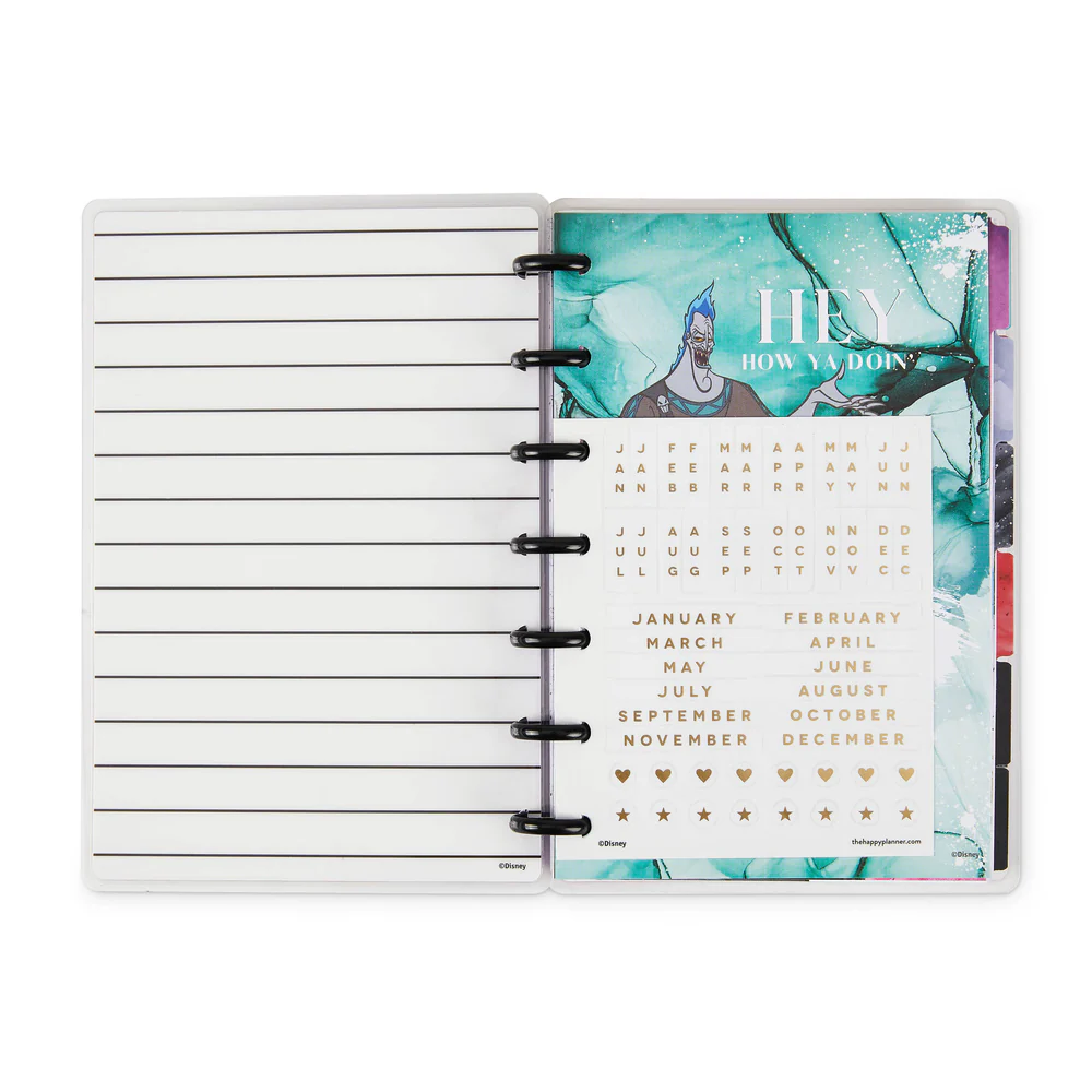 Undated Disney© Villains Mini Dashboard Happy Planner - 12 Months - Image 3