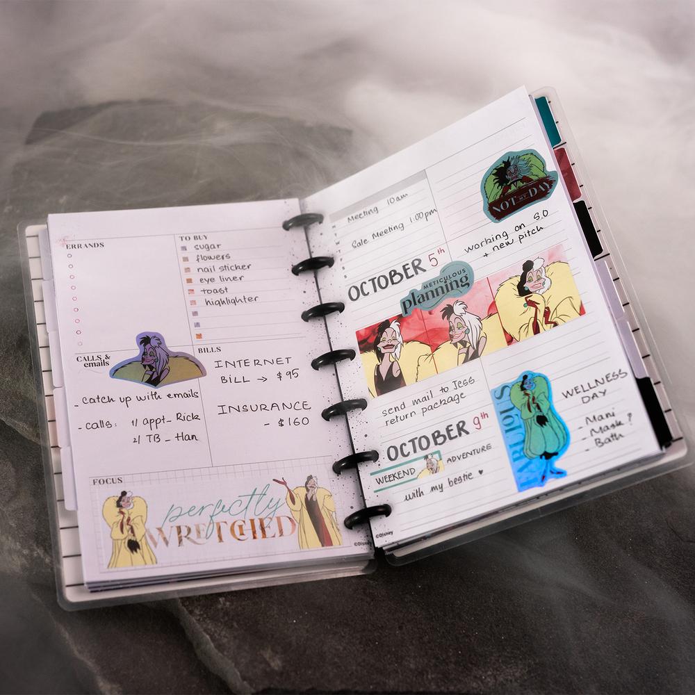 Undated Disney© Villains Mini Dashboard Happy Planner - 12 Months - Image 8