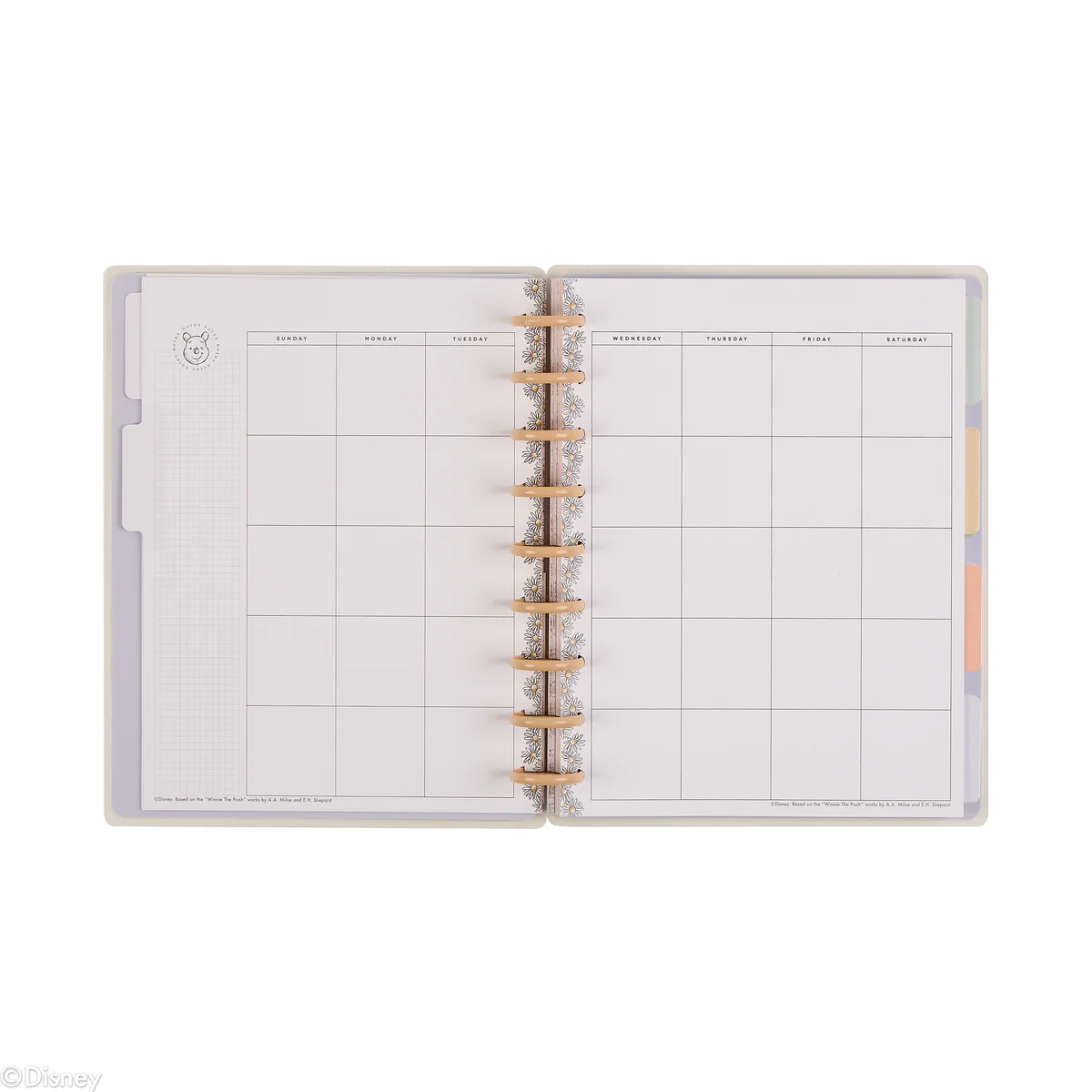 Undated Disney Winnie the Pooh Customizable Baby Planner -  Classic Baby's First Year Layout - 12 Months - Image 17