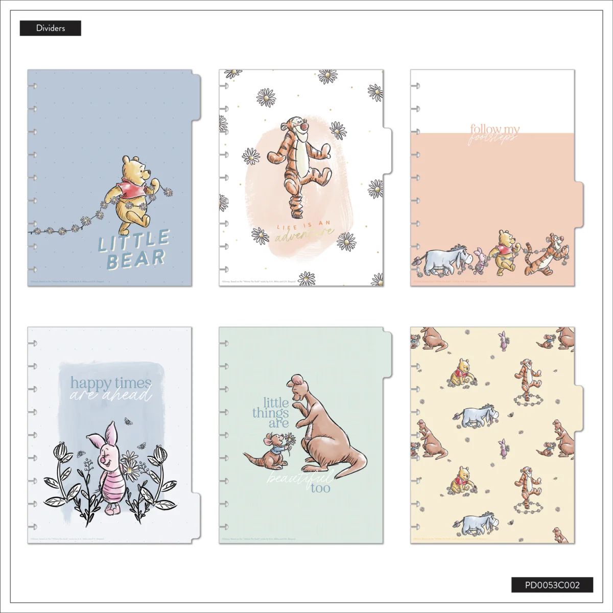Undated Disney Winnie the Pooh Customizable Baby Planner -  Classic Baby's First Year Layout - 12 Months - Image 21