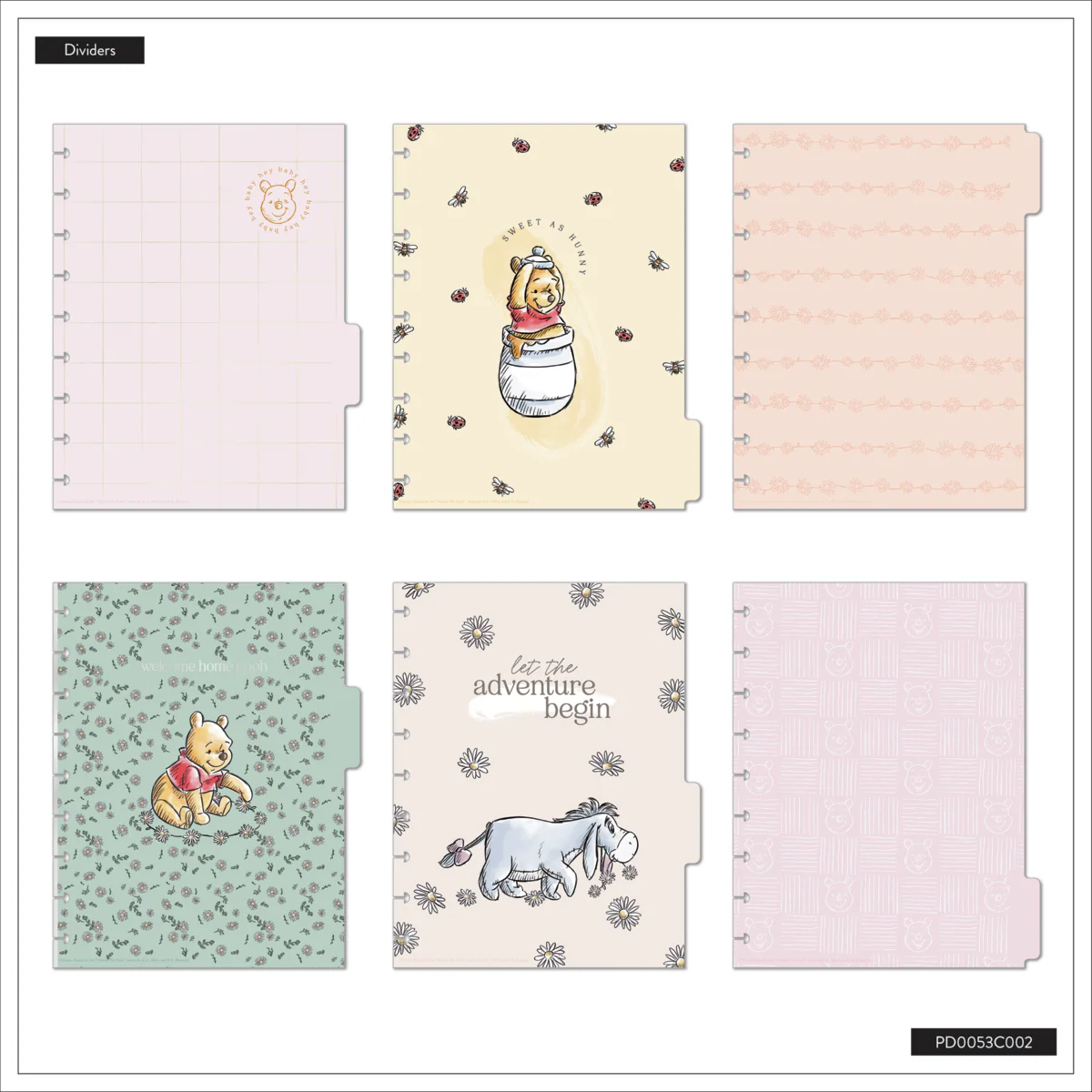 Undated Disney Winnie the Pooh Customizable Baby Planner -  Classic Baby's First Year Layout - 12 Months - Image 22