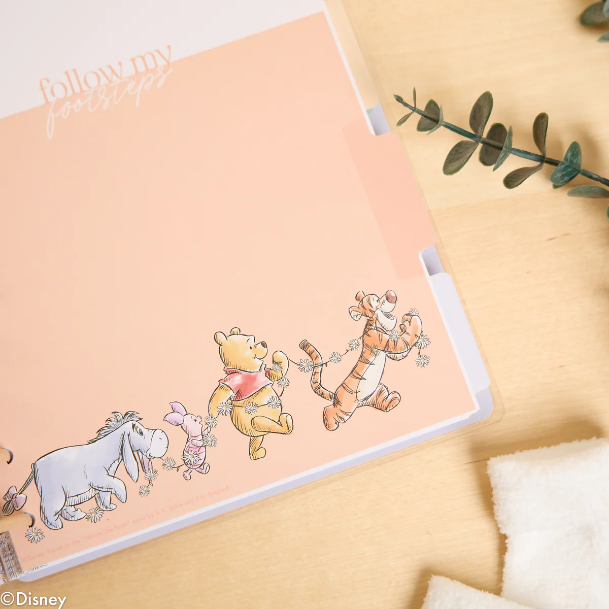 Undated Disney Winnie the Pooh Customizable Baby Planner -  Classic Baby's First Year Layout - 12 Months - Image 25