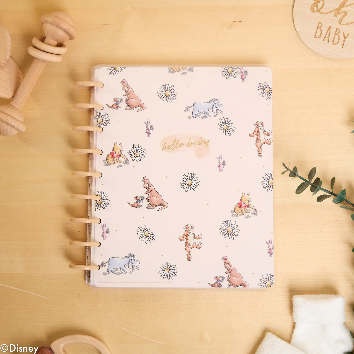 Undated Disney Winnie the Pooh Customizable Baby Planner -  Classic Baby's First Year Layout - 12 Months - Image 34