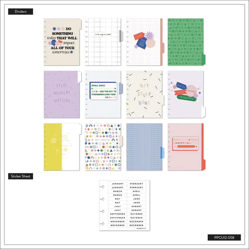 Undated Everybody's Business Happy Planner - Classic Productivity Layout - 12 Months - Image 9