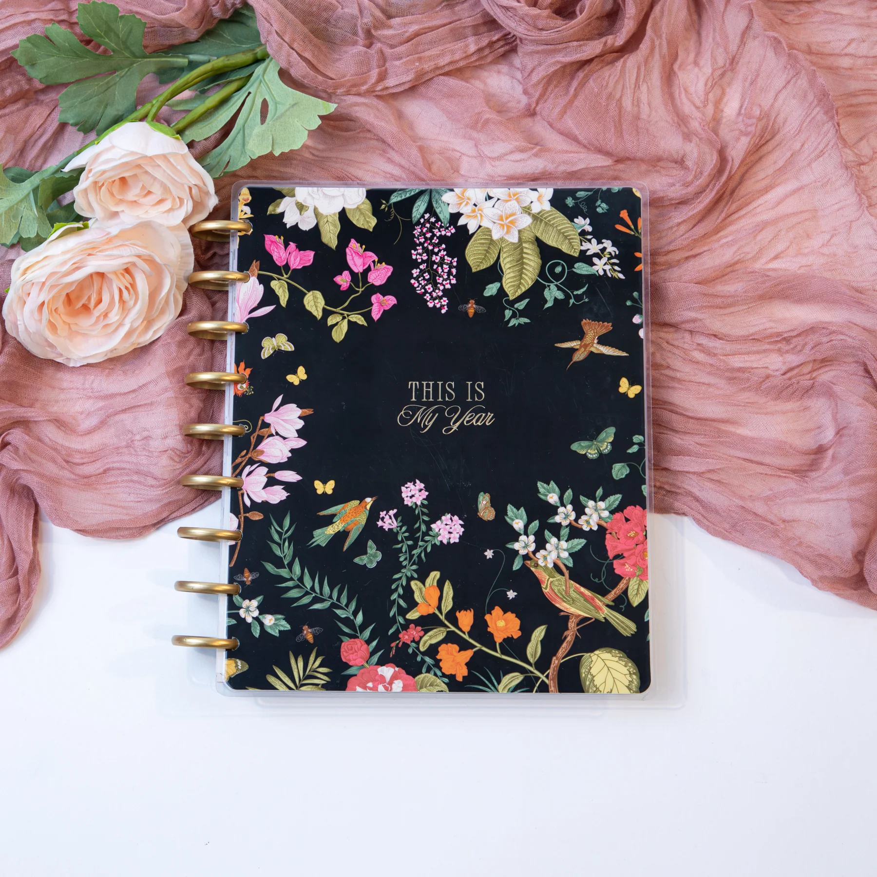 Undated Feathers & Flowers Happy Planner - Classic Vertical Layout - 12 Months - Image 4