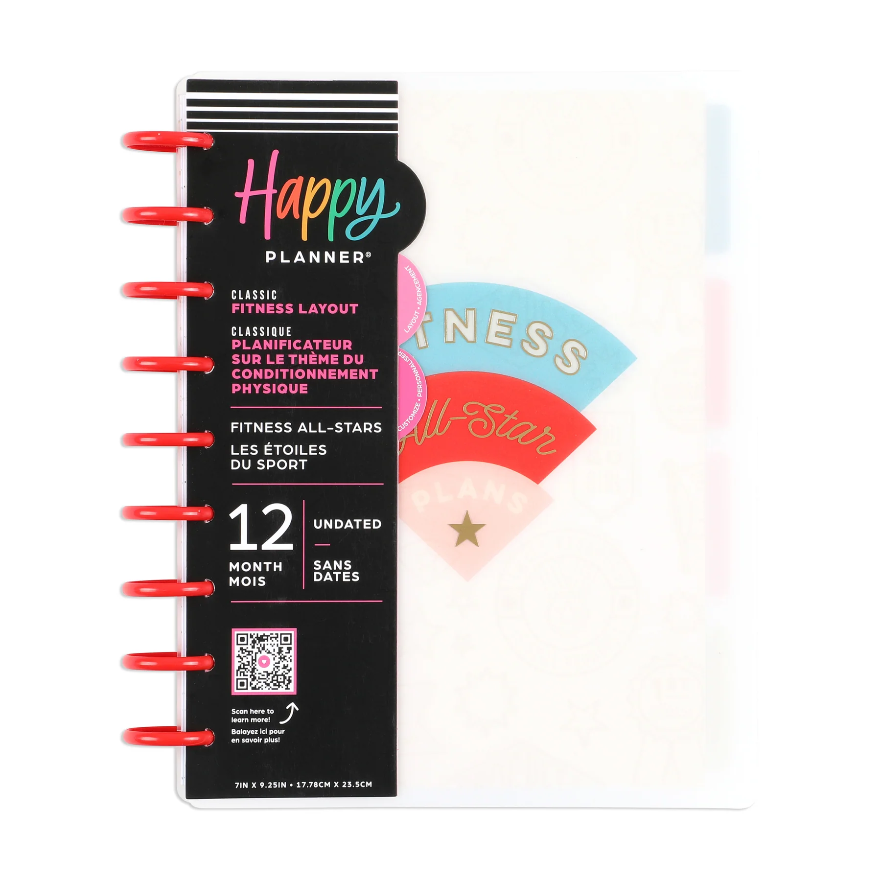 Undated Fitness All Stars Happy Planner - Classic Fitness Layout - 12 Months - Image 10
