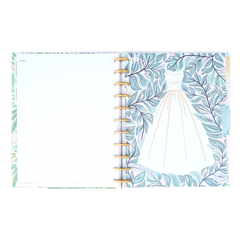 Undated Garden Wedding Planner - Big Wedding Layout - 12 Months - Image 4