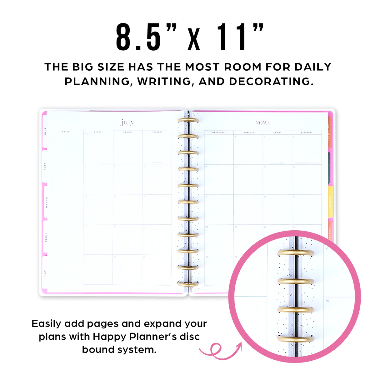 Undated Garden Wedding Planner - Big Wedding Layout - 12 Months - Image 7