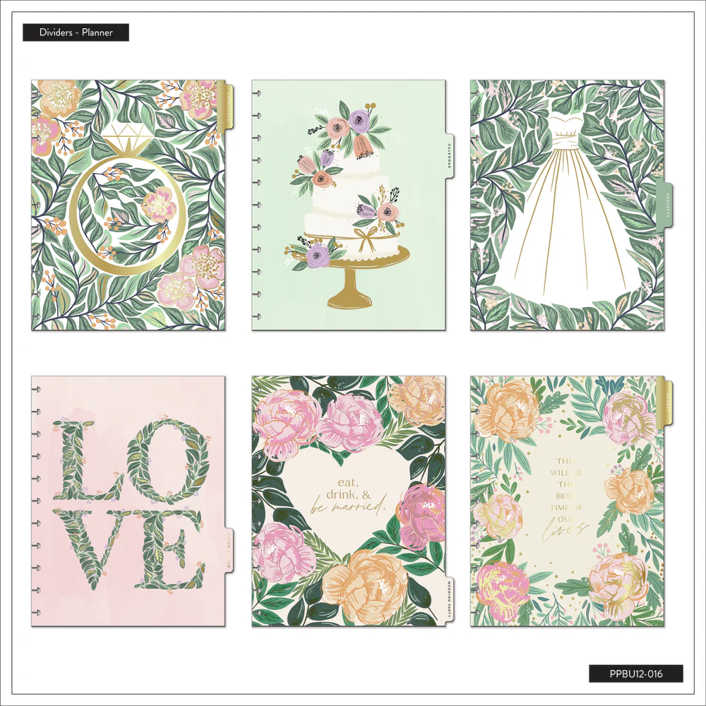 Undated Garden Wedding Planner - Big Wedding Layout - 12 Months - Image 8