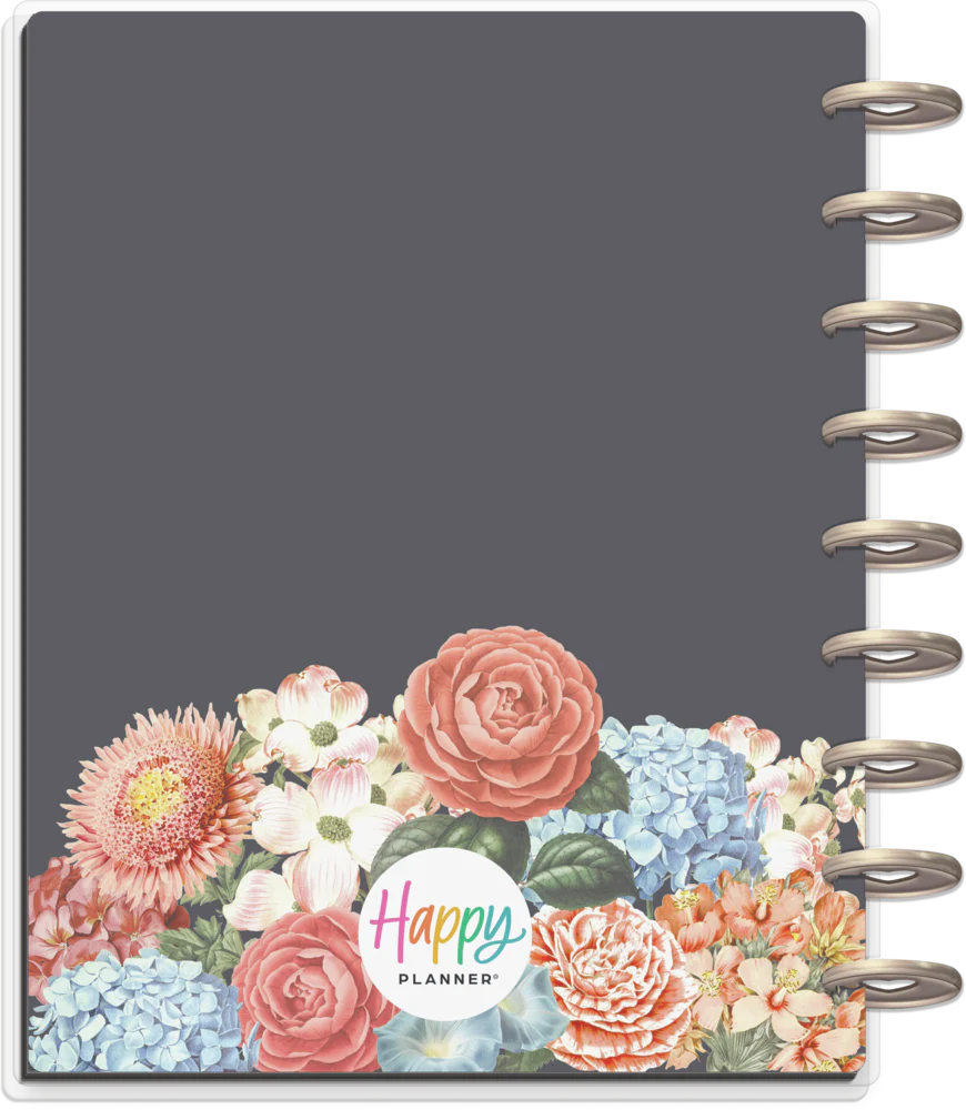 Undated Gathered Flowers Frosted Happy Planner - Classic Dashboard Layout - 12 Months - Image 12