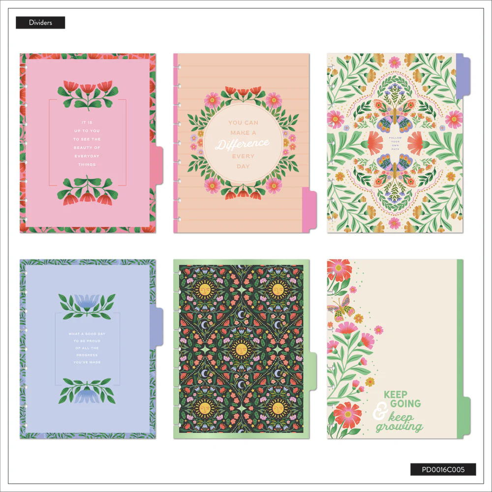 Undated Golden Meadow Customizable Planner - Classic Productivity Layout - 12 Months - Image 11