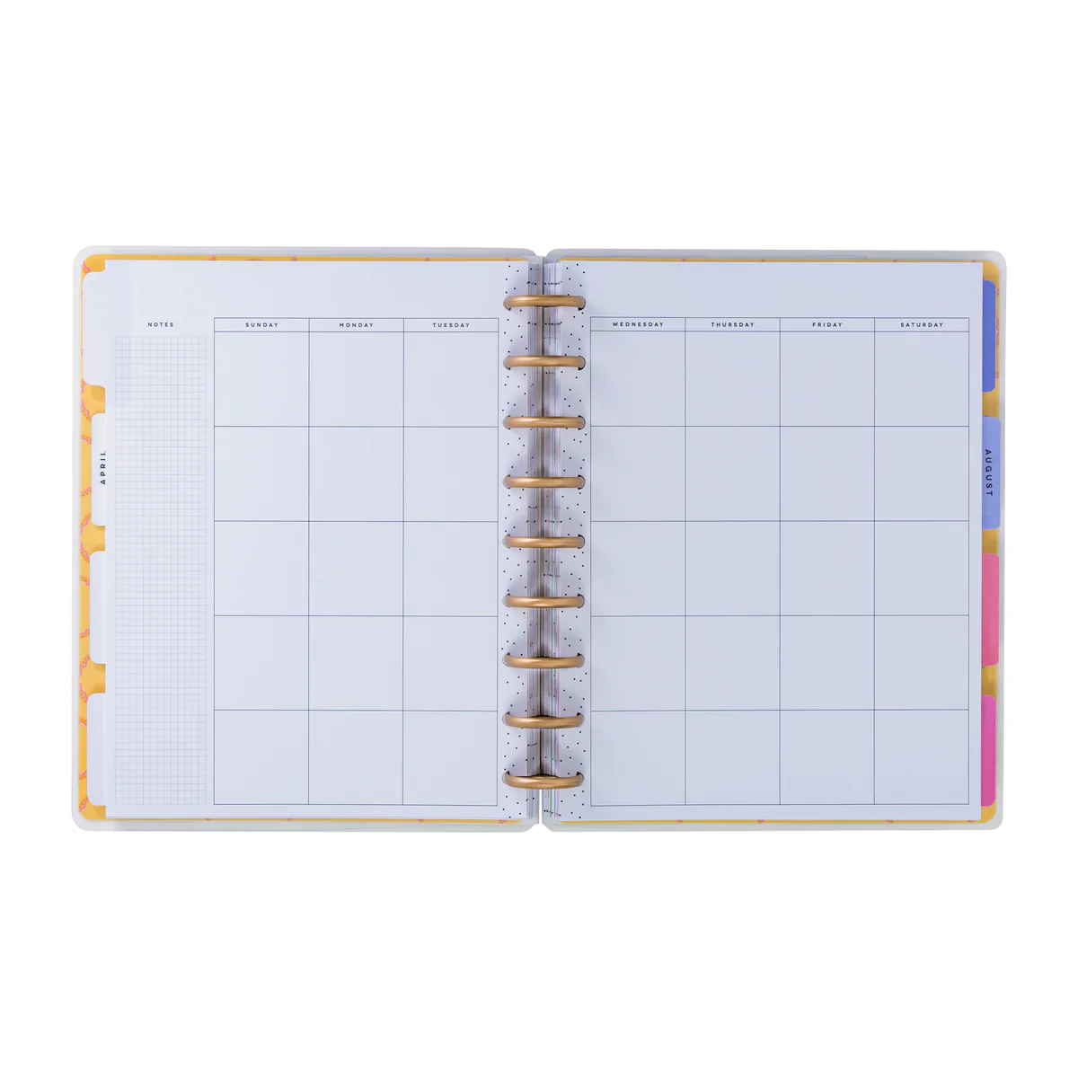 Undated Golden Meadow Customizable Planner - Classic Productivity Layout - 12 Months - Image 7