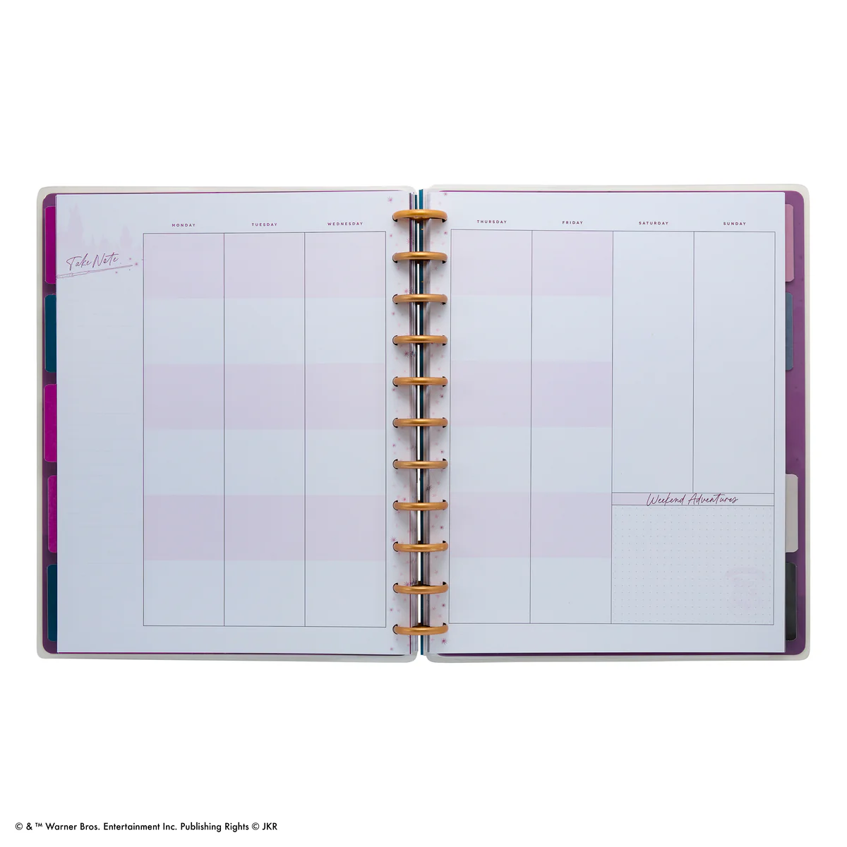 Undated Harry Potter Customizable Planner - Big Color Block Layout - 12 Months - Image 7