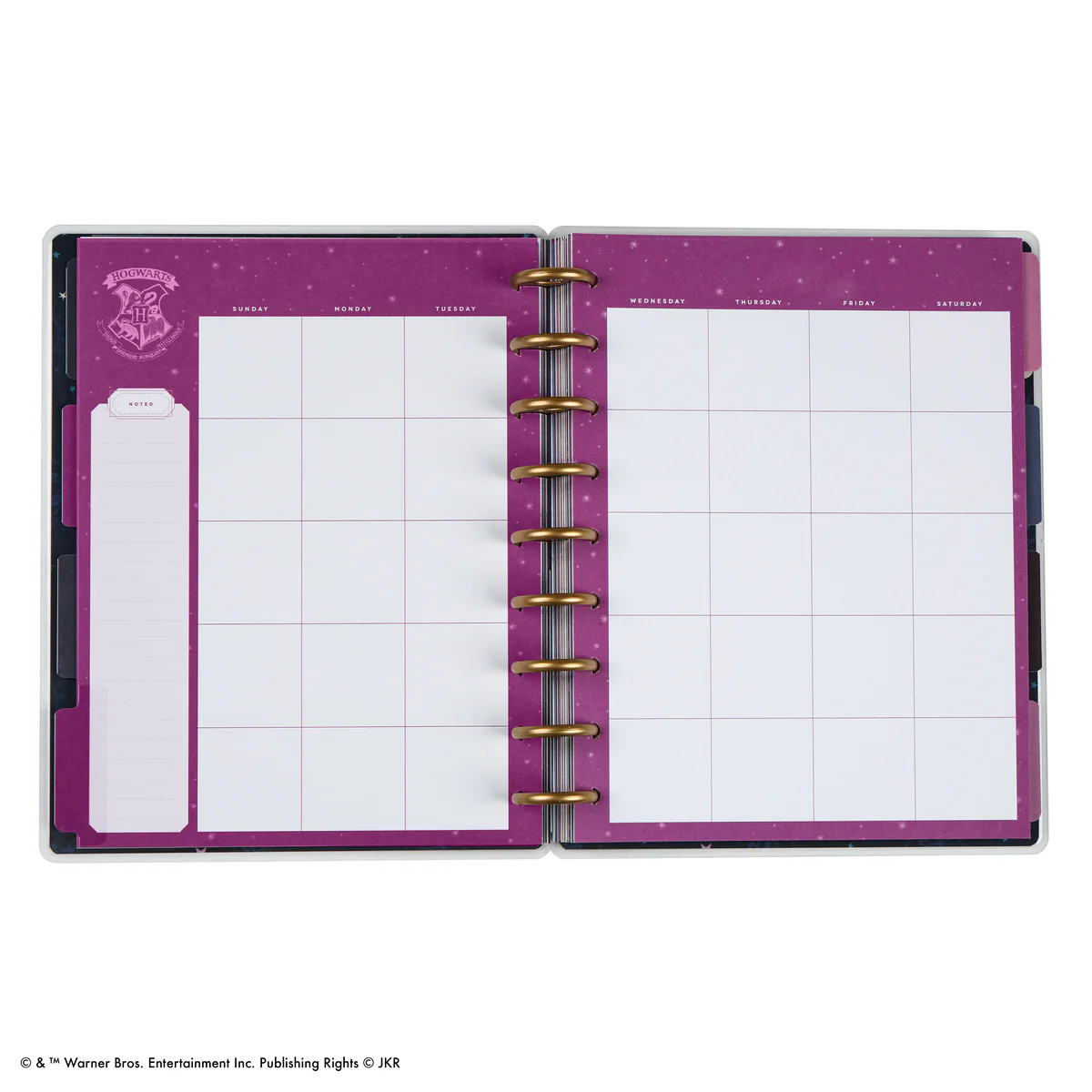 Undated Harry Potter Customizable Planner - Classic Dashboard Layout - 12 Months - Image 4
