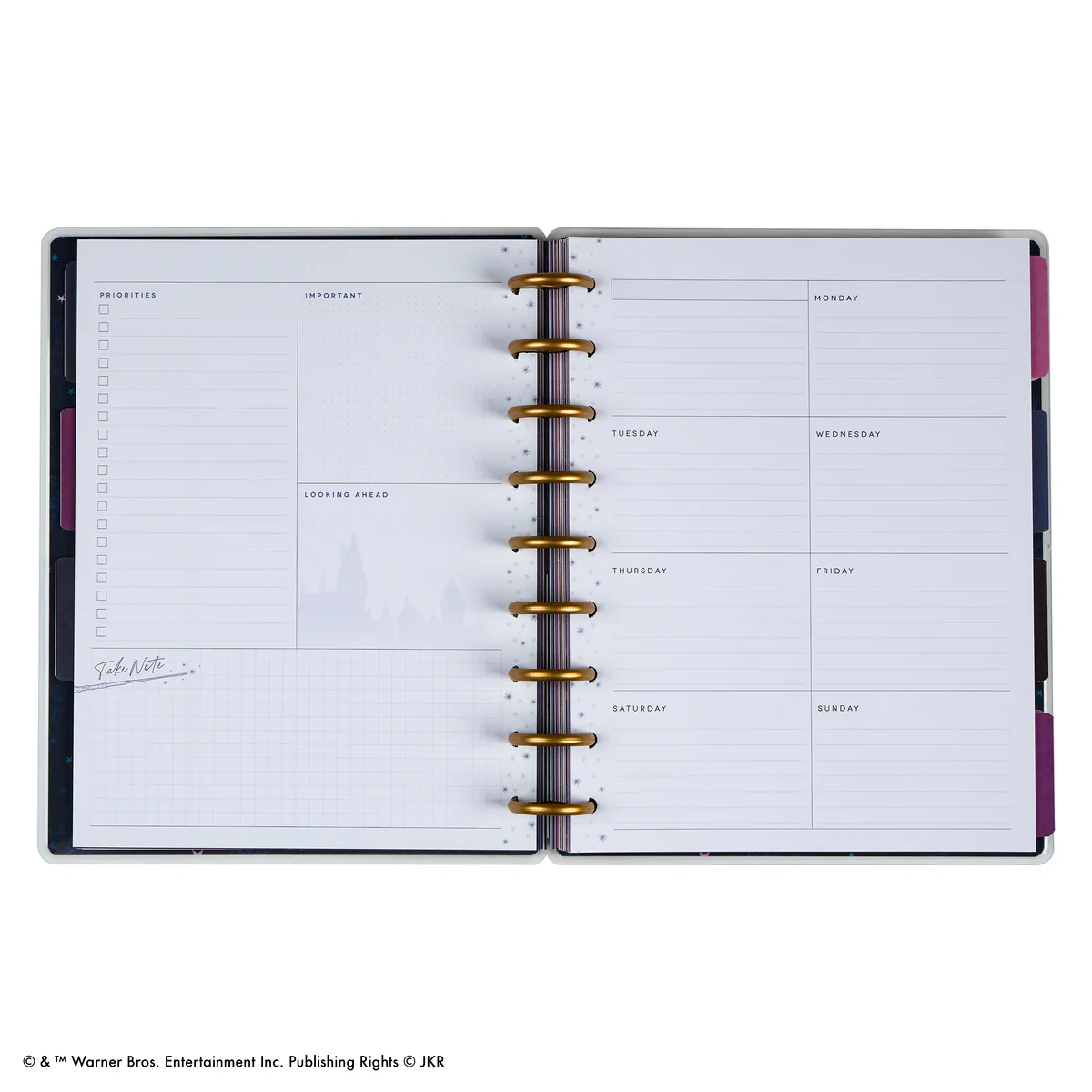 Undated Harry Potter Customizable Planner - Classic Dashboard Layout - 12 Months - Image 5