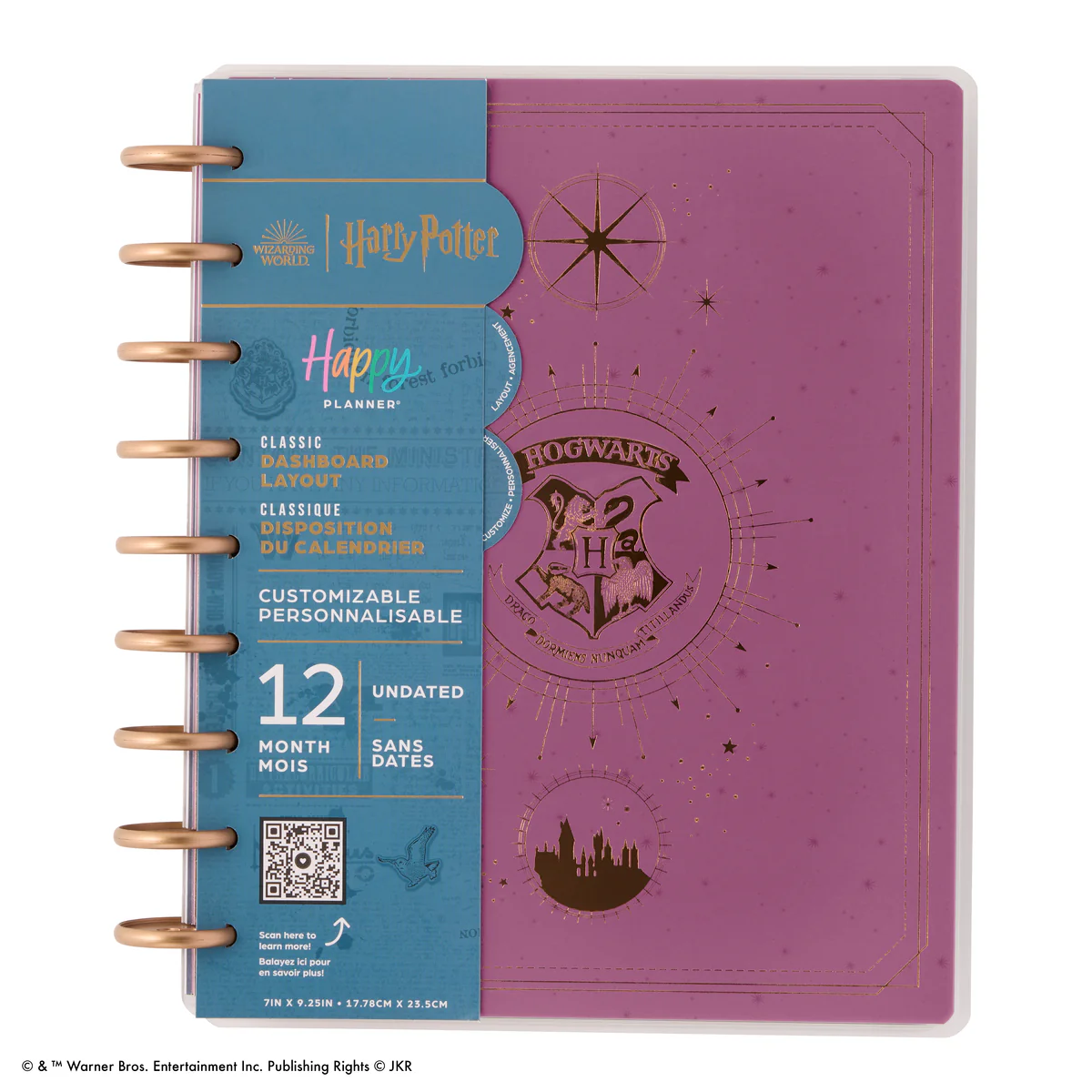 Undated Harry Potter Customizable Planner - Classic Dashboard Layout - 12 Months - Image 9