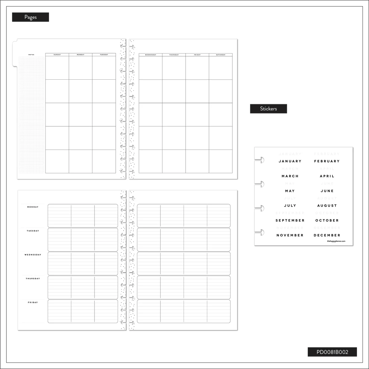 Undated Heart Work Customizable Teacher Planner - Big Teacher Layout - 12 Months - Image 16