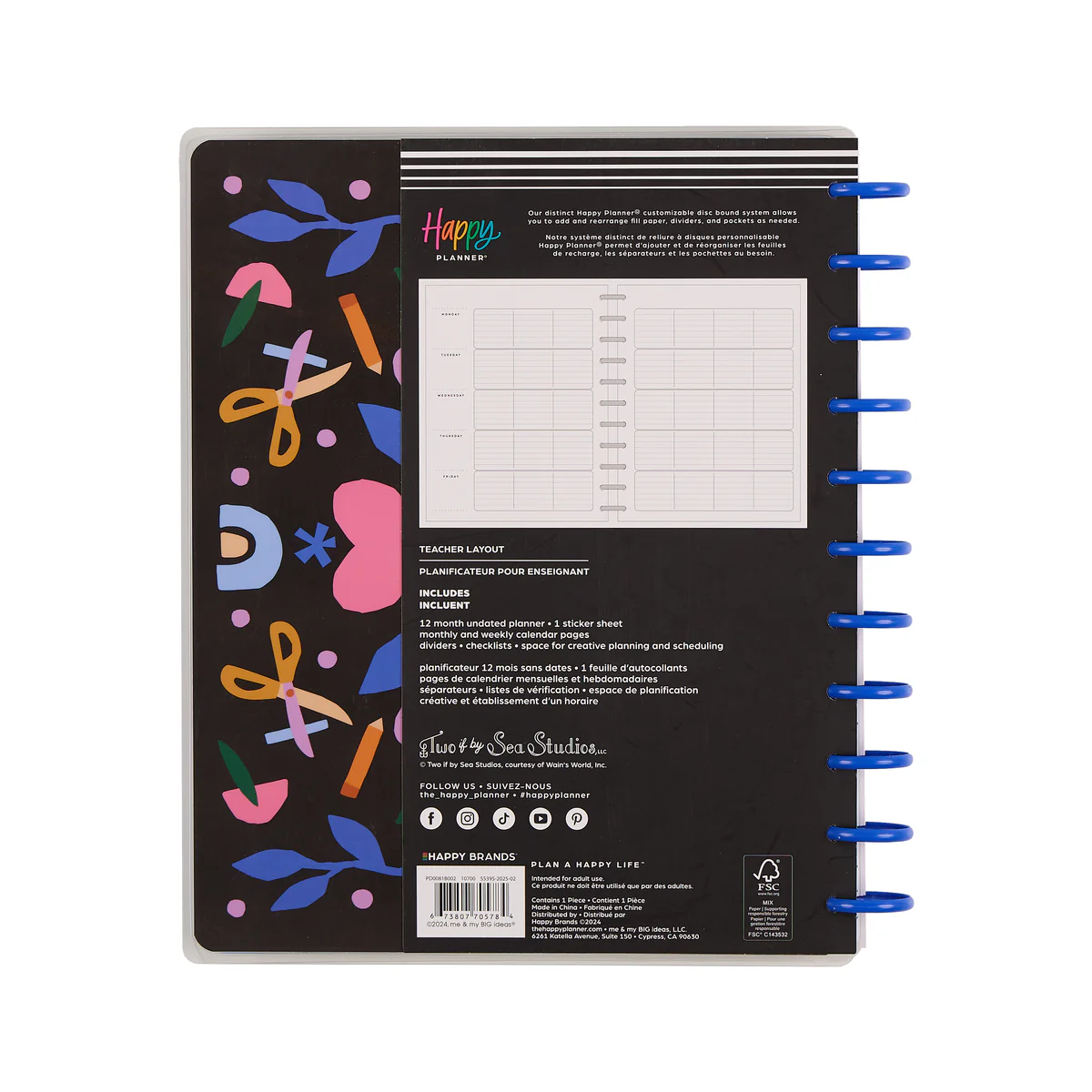 Undated Heart Work Customizable Teacher Planner - Big Teacher Layout - 12 Months - Image 19