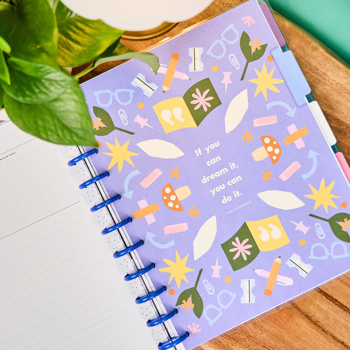 Undated Heart Work Customizable Teacher Planner - Big Teacher Layout - 12 Months - Image 2