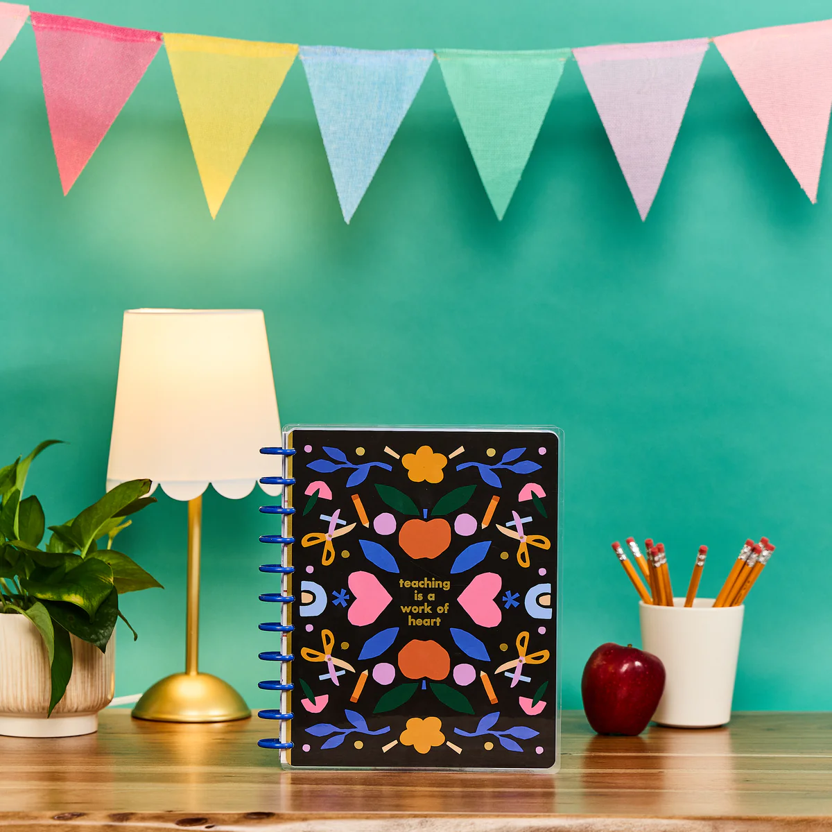 Undated Heart Work Customizable Teacher Planner - Big Teacher Layout - 12 Months - Image 3